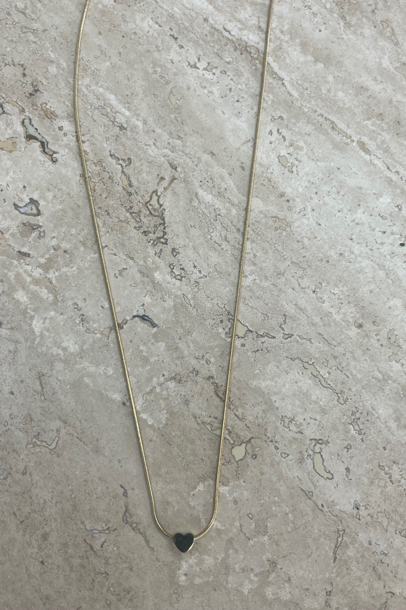 18K Gold Plated Heart Pendant Necklace
