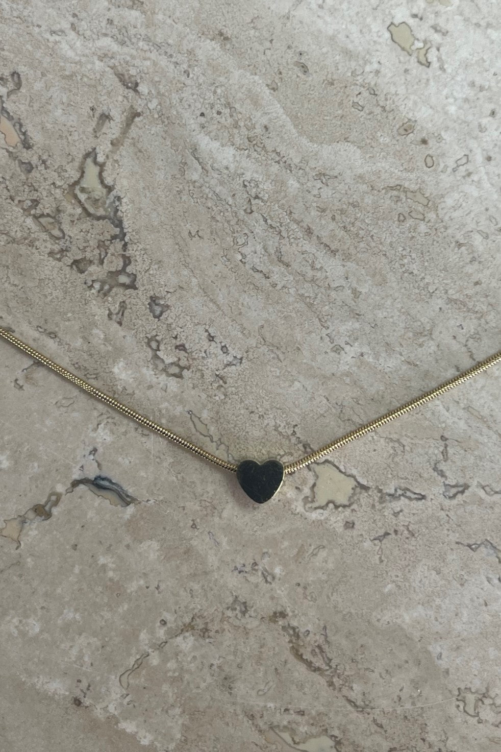 18K Gold Plated Heart Pendant Necklace
