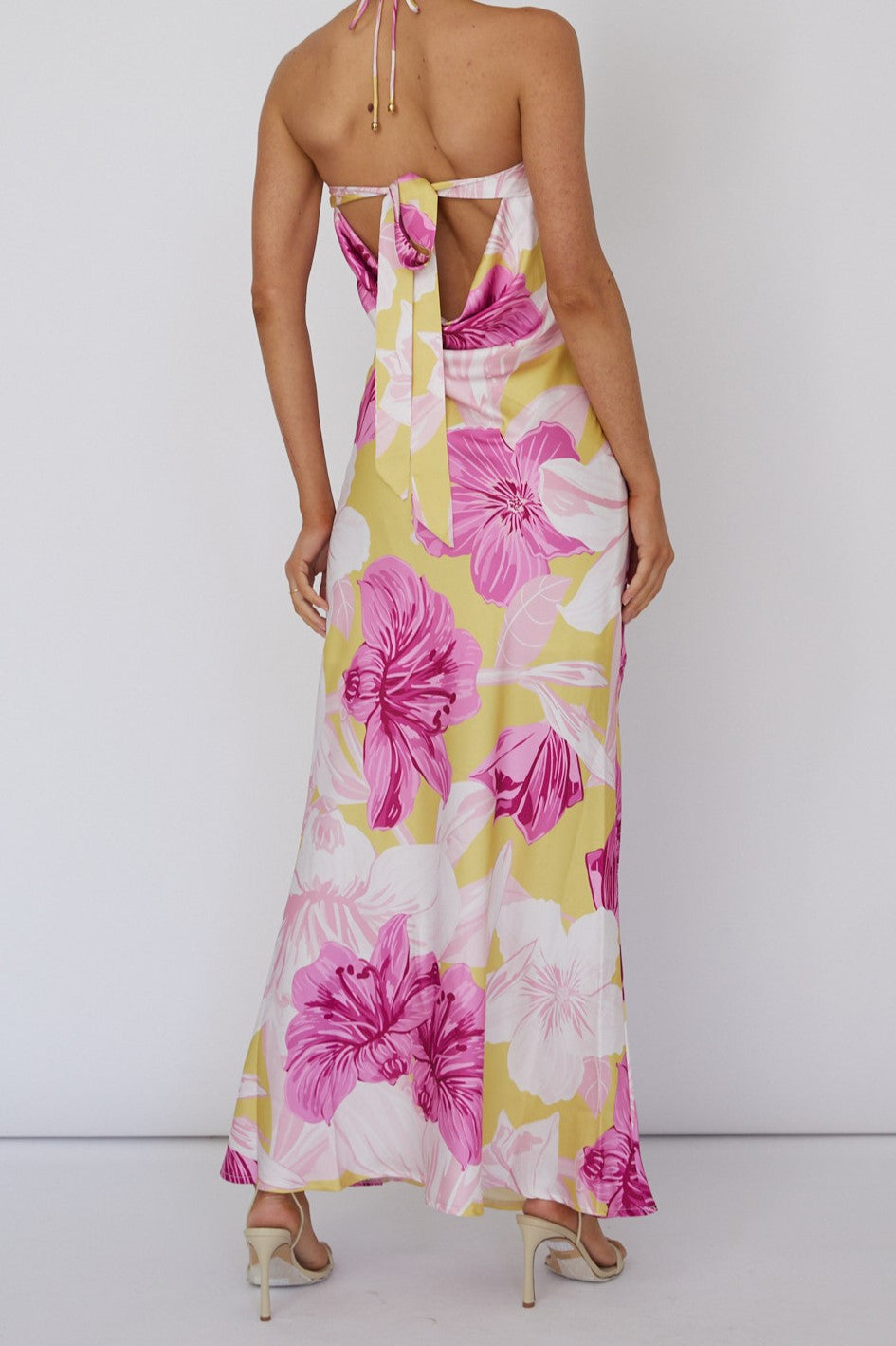 Zoe Strapless Maxi Dress Floral