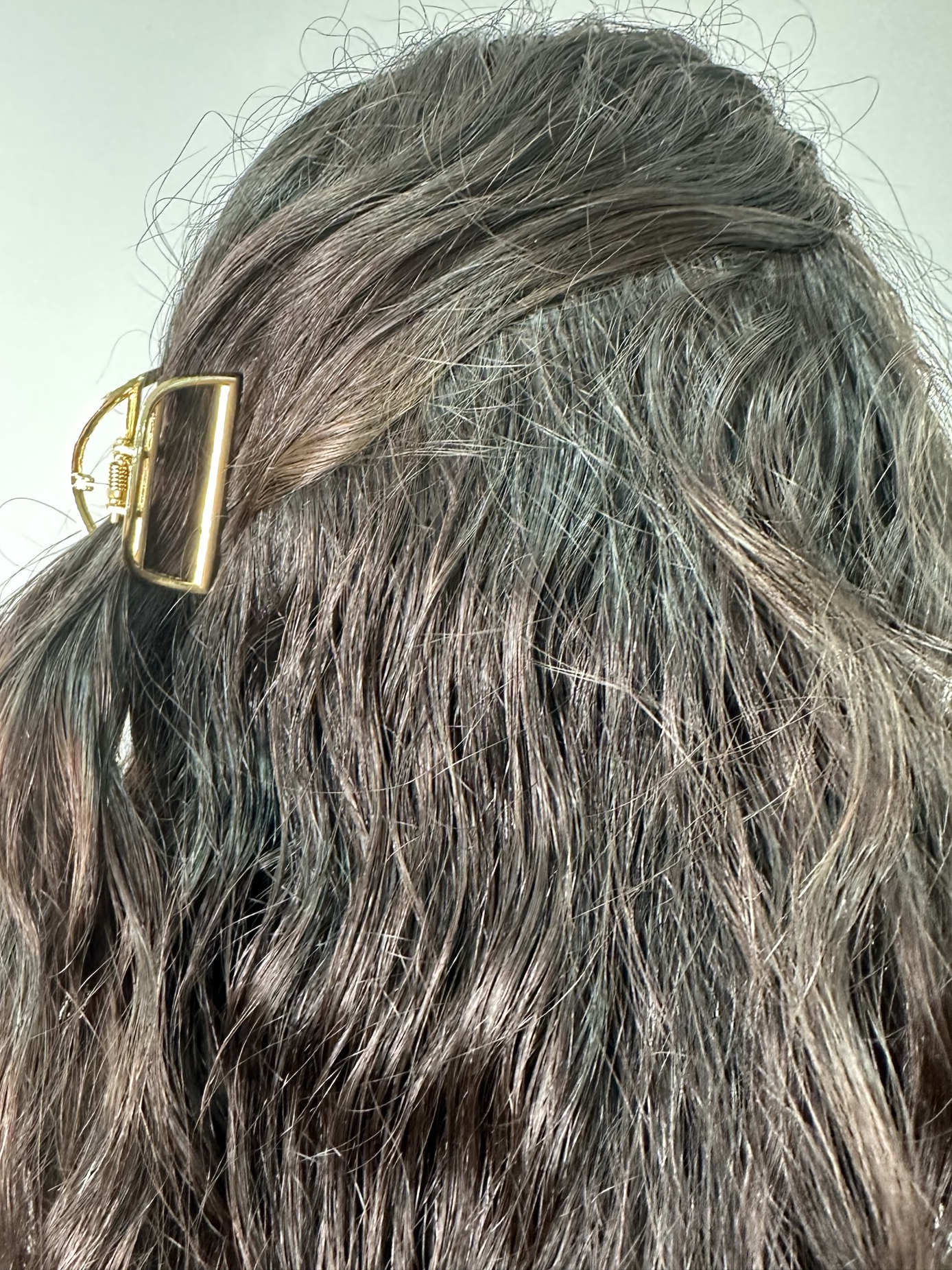 Dome Golden Mini Hair Claw