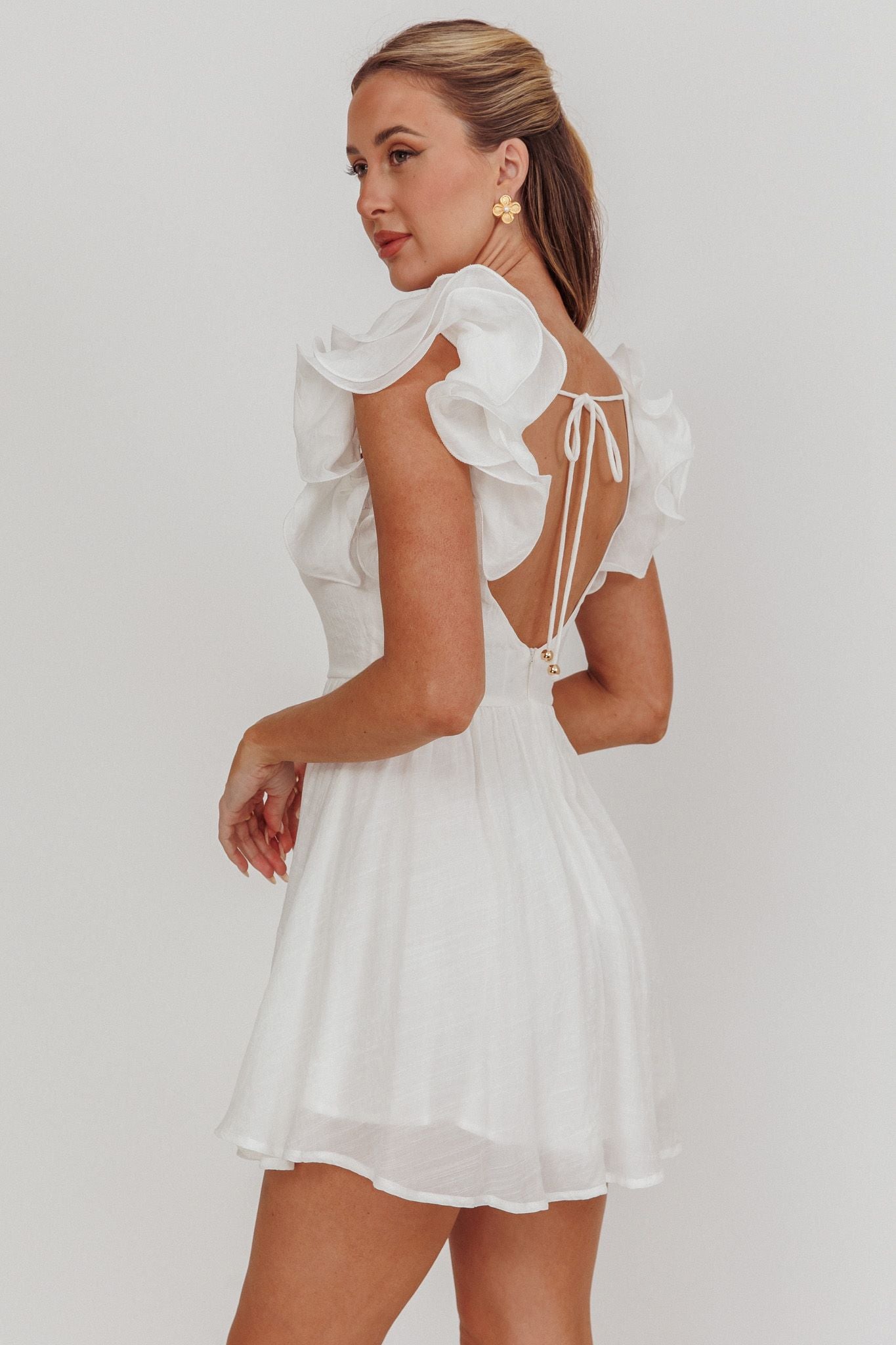 Maeva Mini Dress White