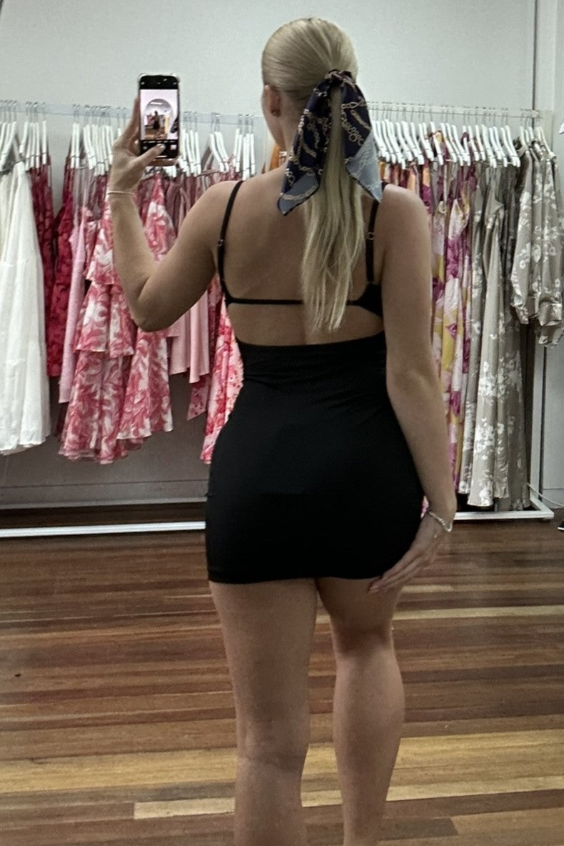 Maxine Mini Dress Black