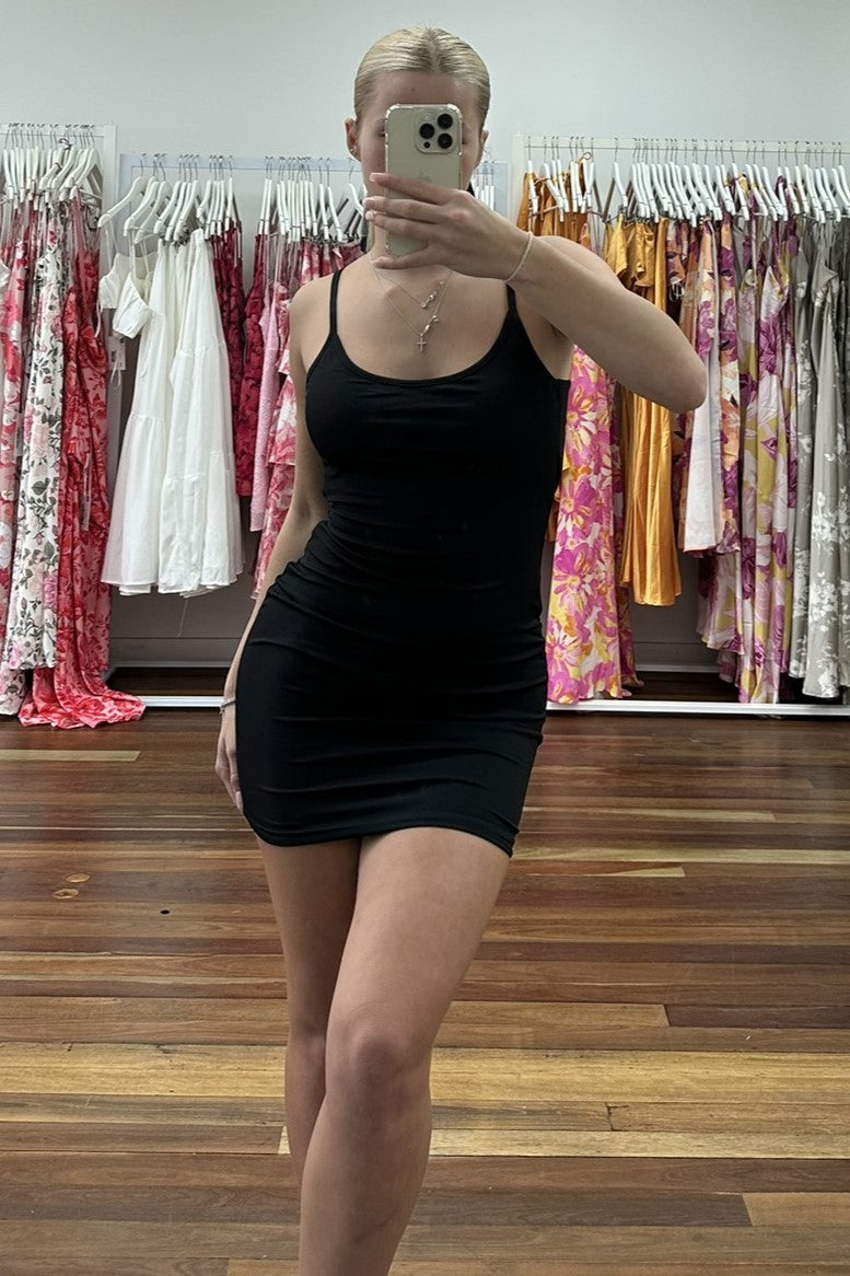 Maxine Mini Dress Black