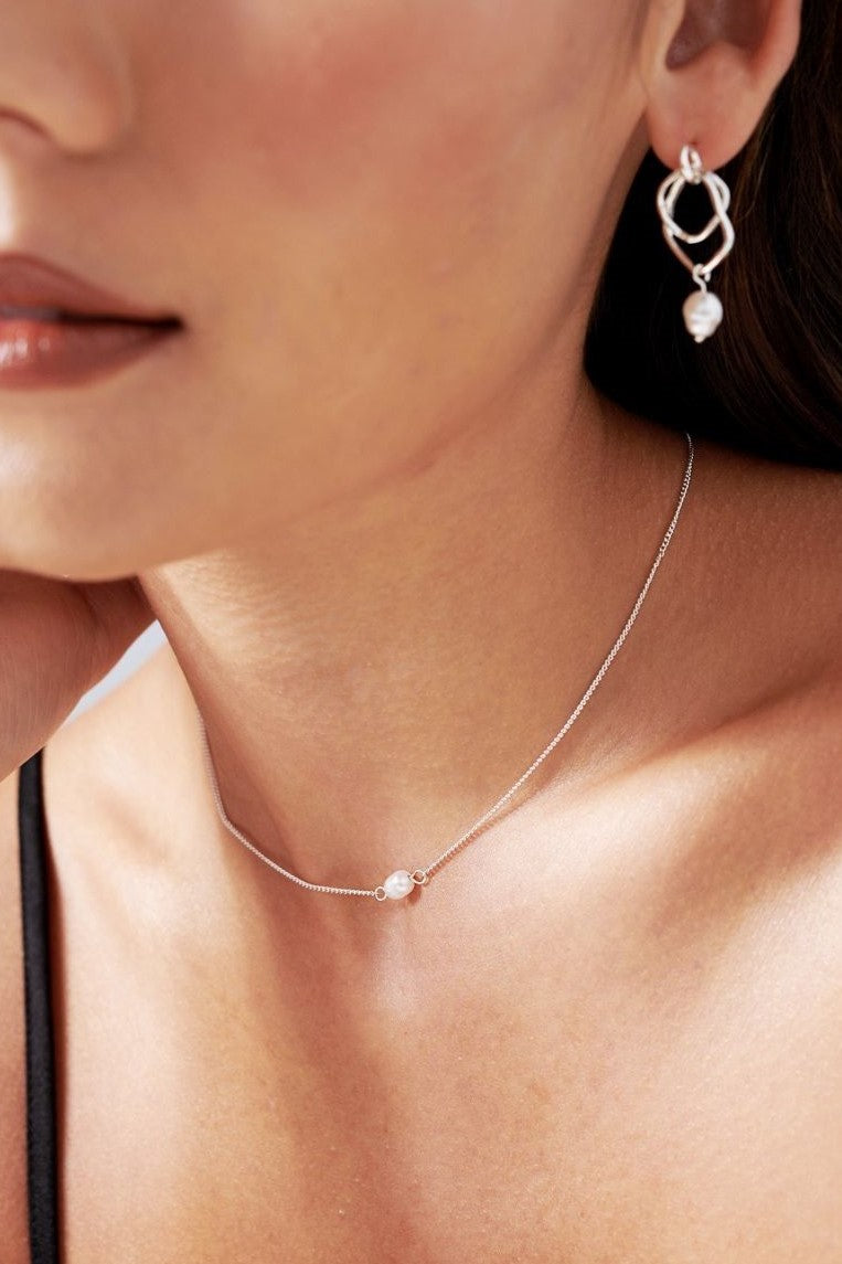 Meadow Pearl Sterling Silver Necklace