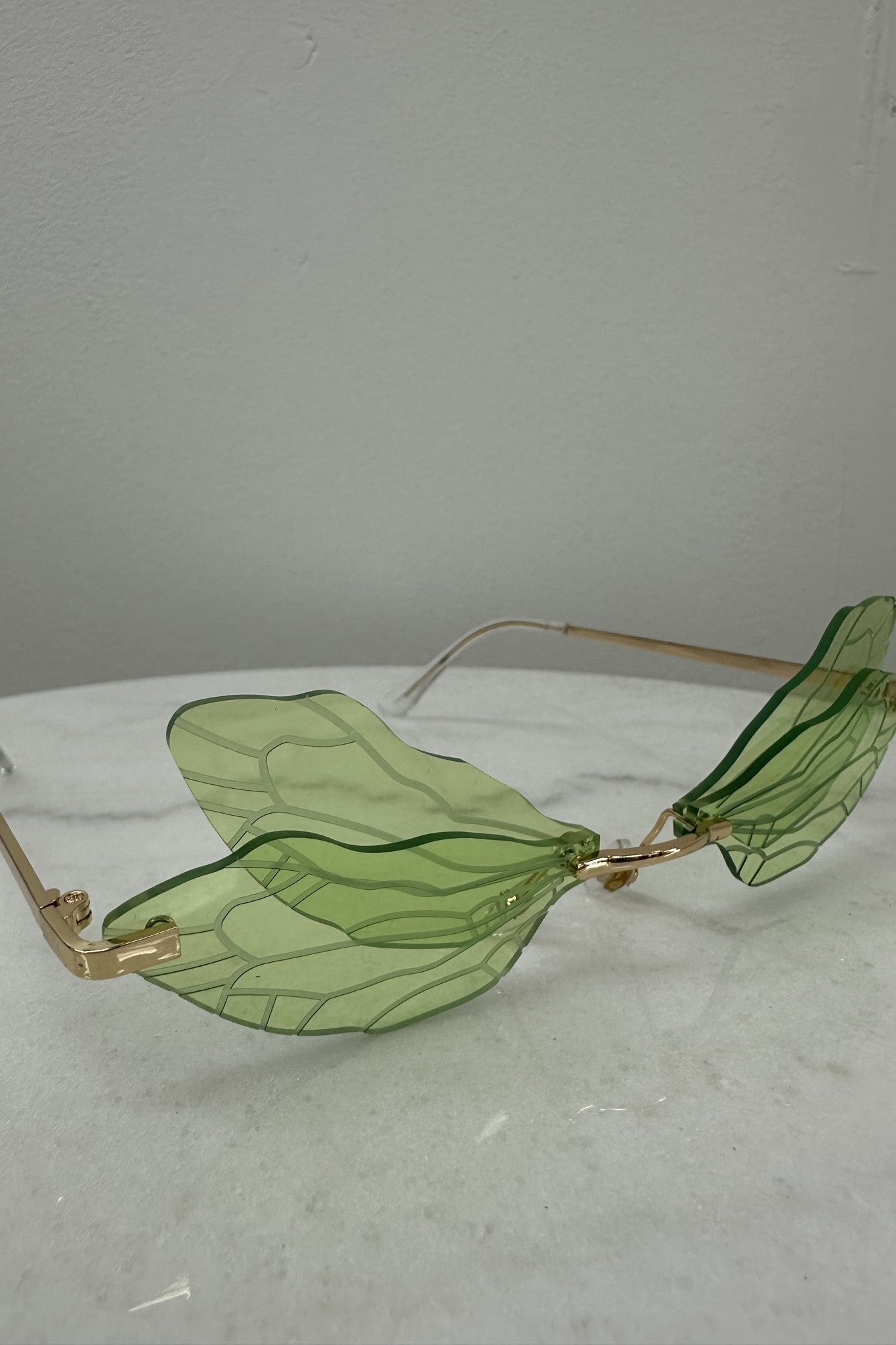 Vegas Butterfly Sunglasses Green
