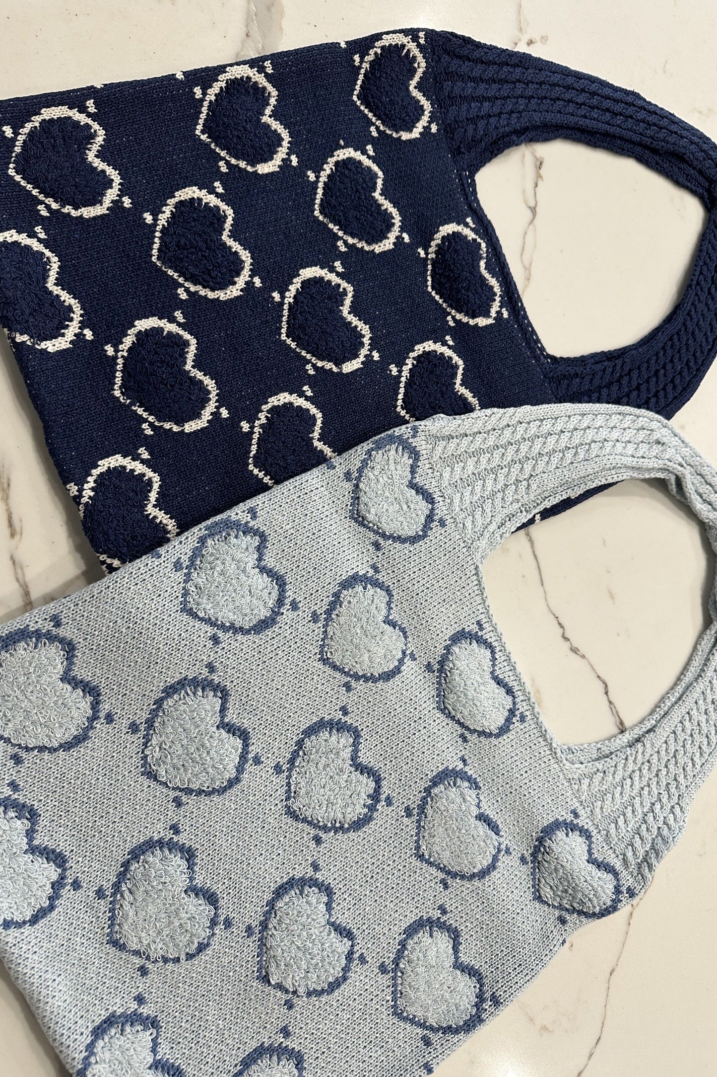 Melina Heart Bag Baby Navy