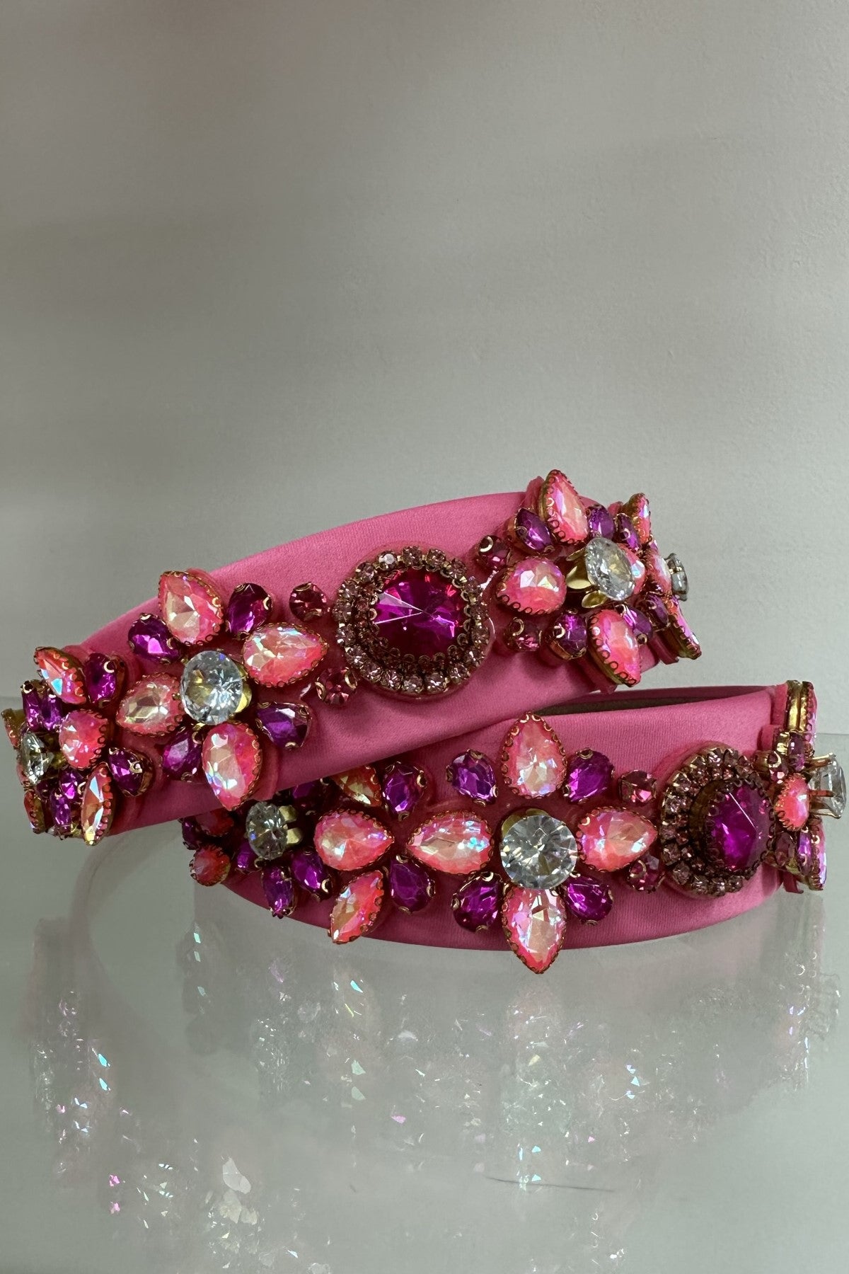 Roselyn Flower Pattern Jewel Headband