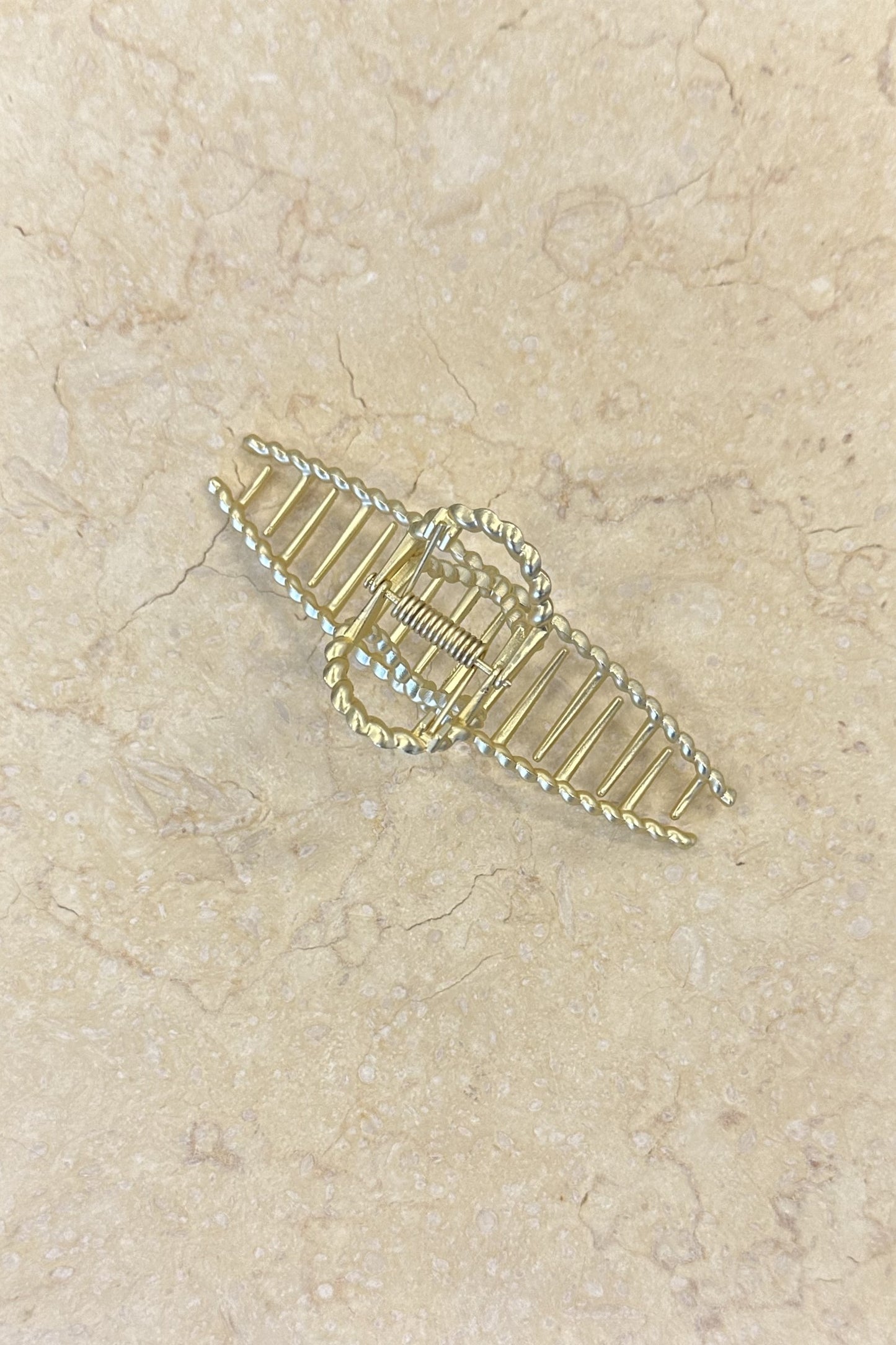 Rope Gold Detail Claw Clip