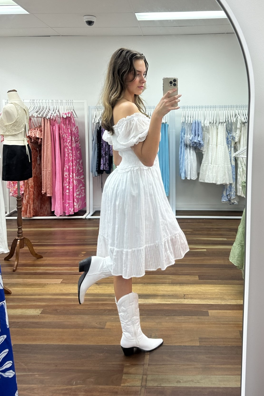 Sasha Mini Dress White