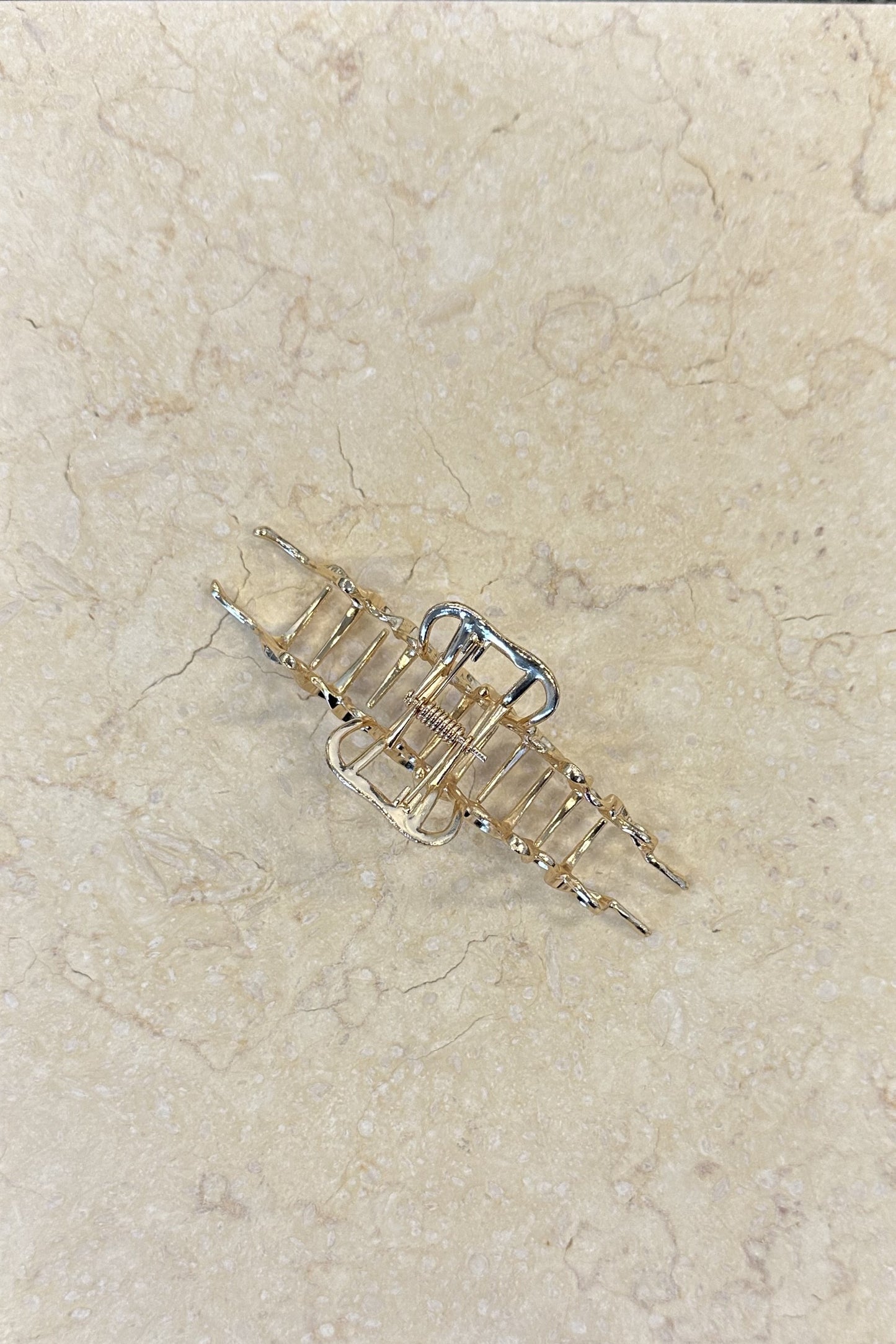Twisted Metal Gold Claw Clip