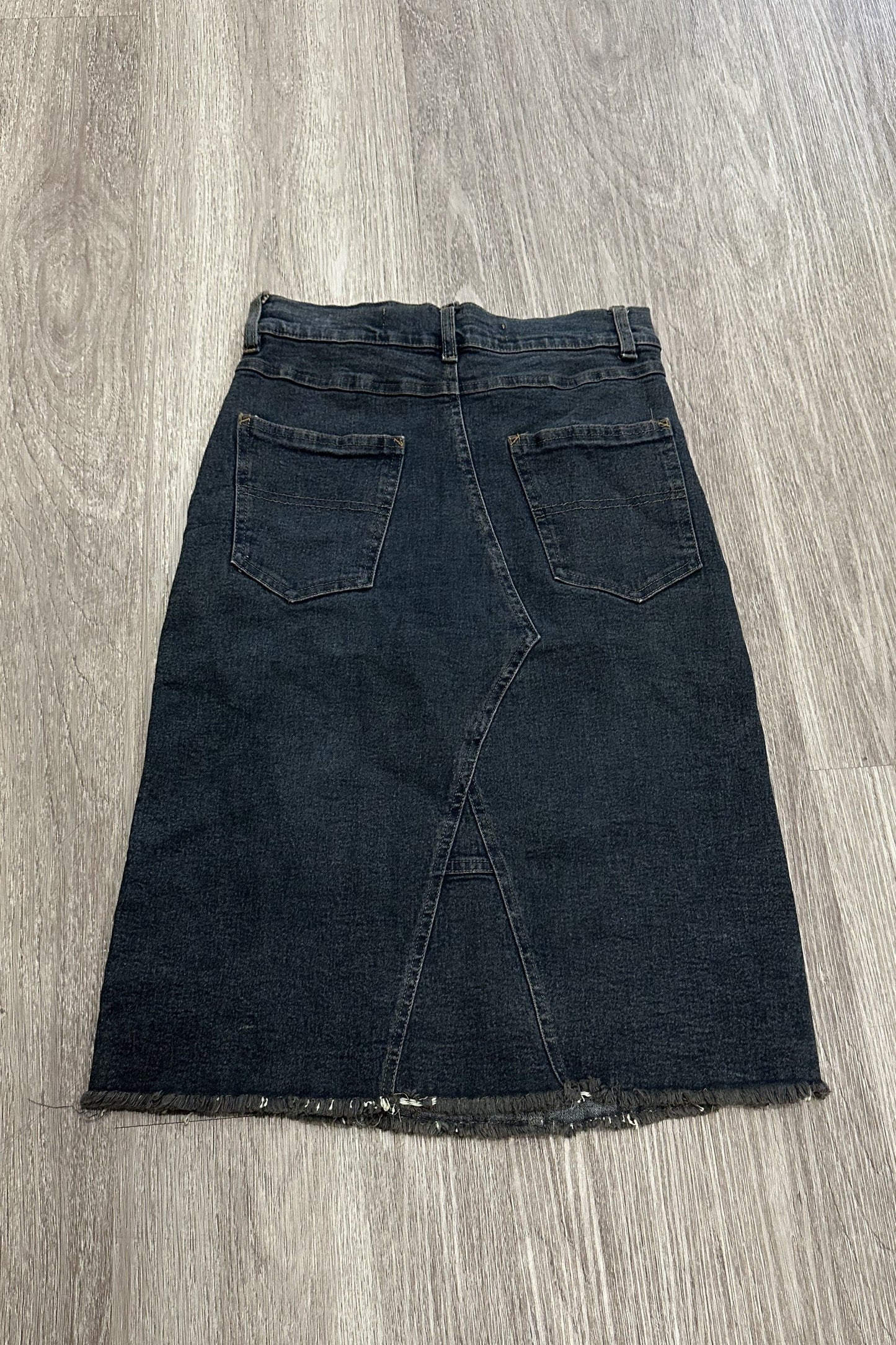 Vintage Denim Midi Skirt