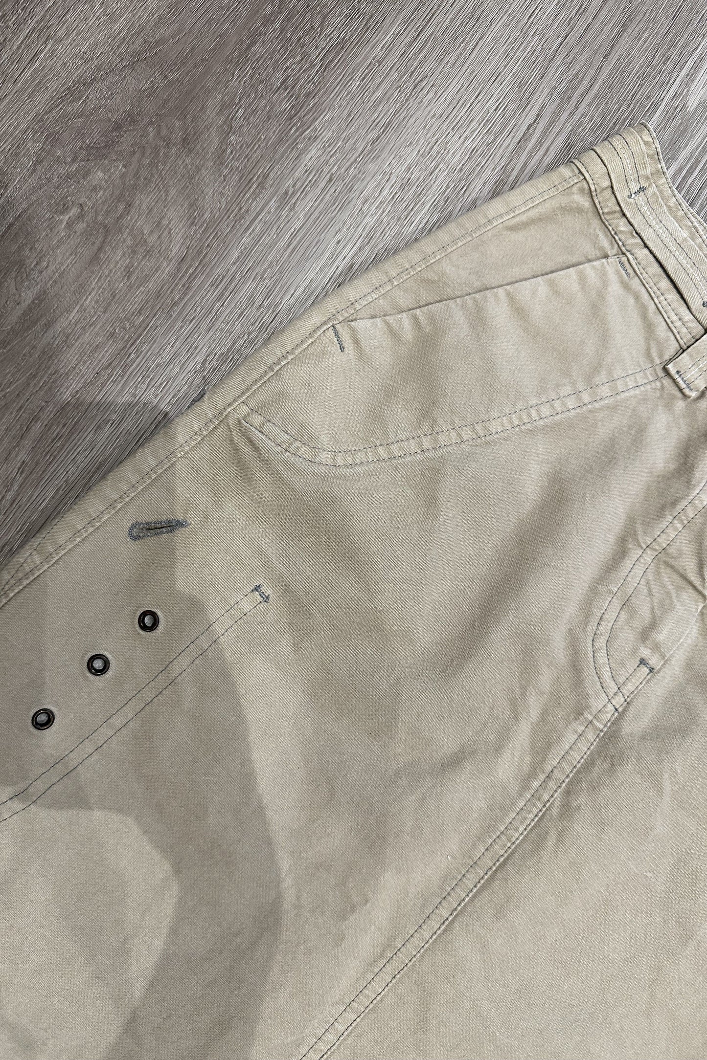 Vintage Midi Skirt Khaki