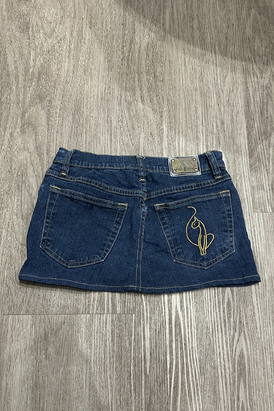 Vintage baby phat Denim Mini Skirt