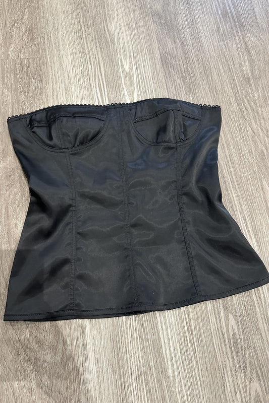 Vintage black corset top DENNY ROSE Made In Italy