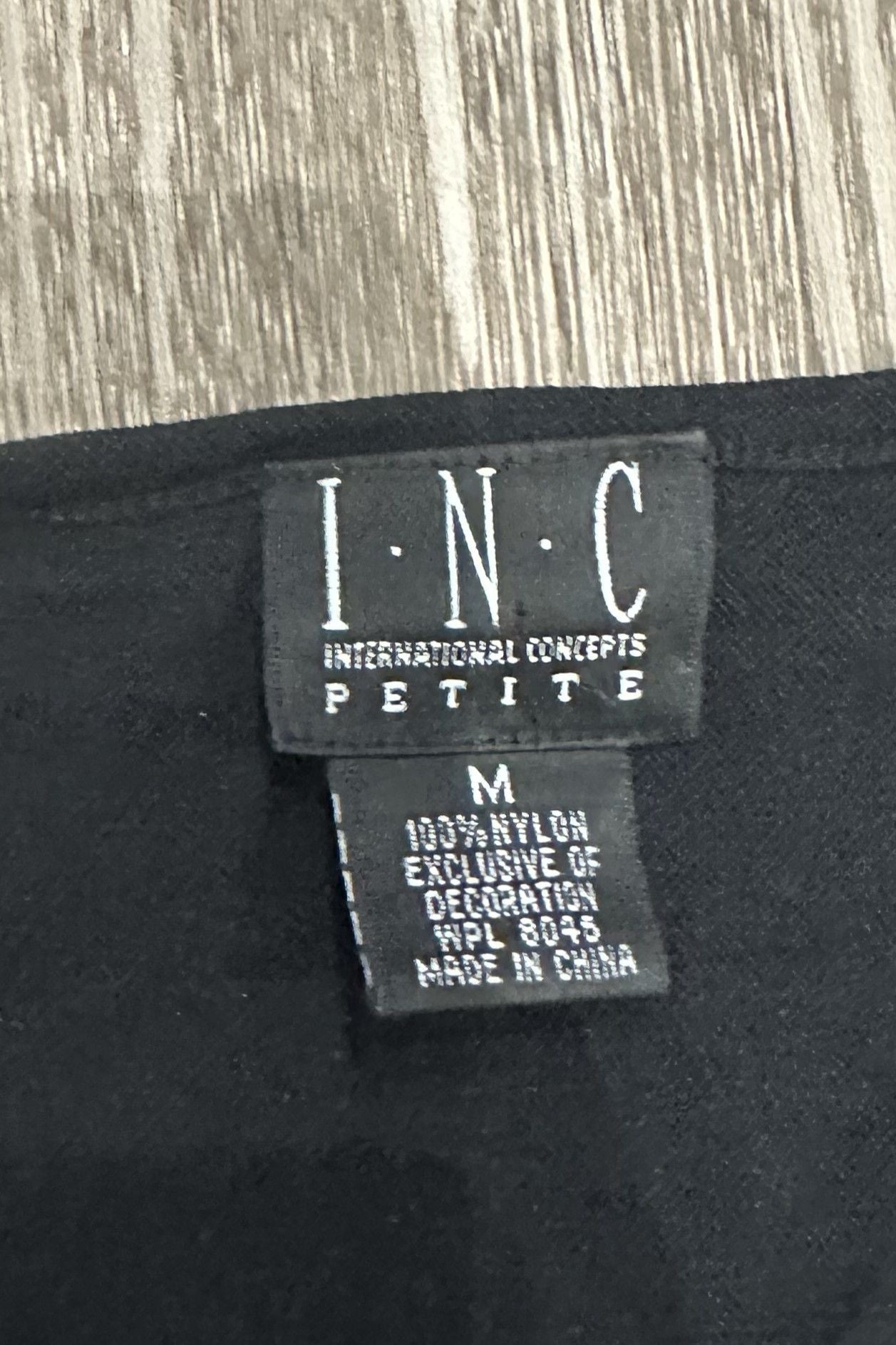 Vintage I.N.C Beaded Cami Top Black