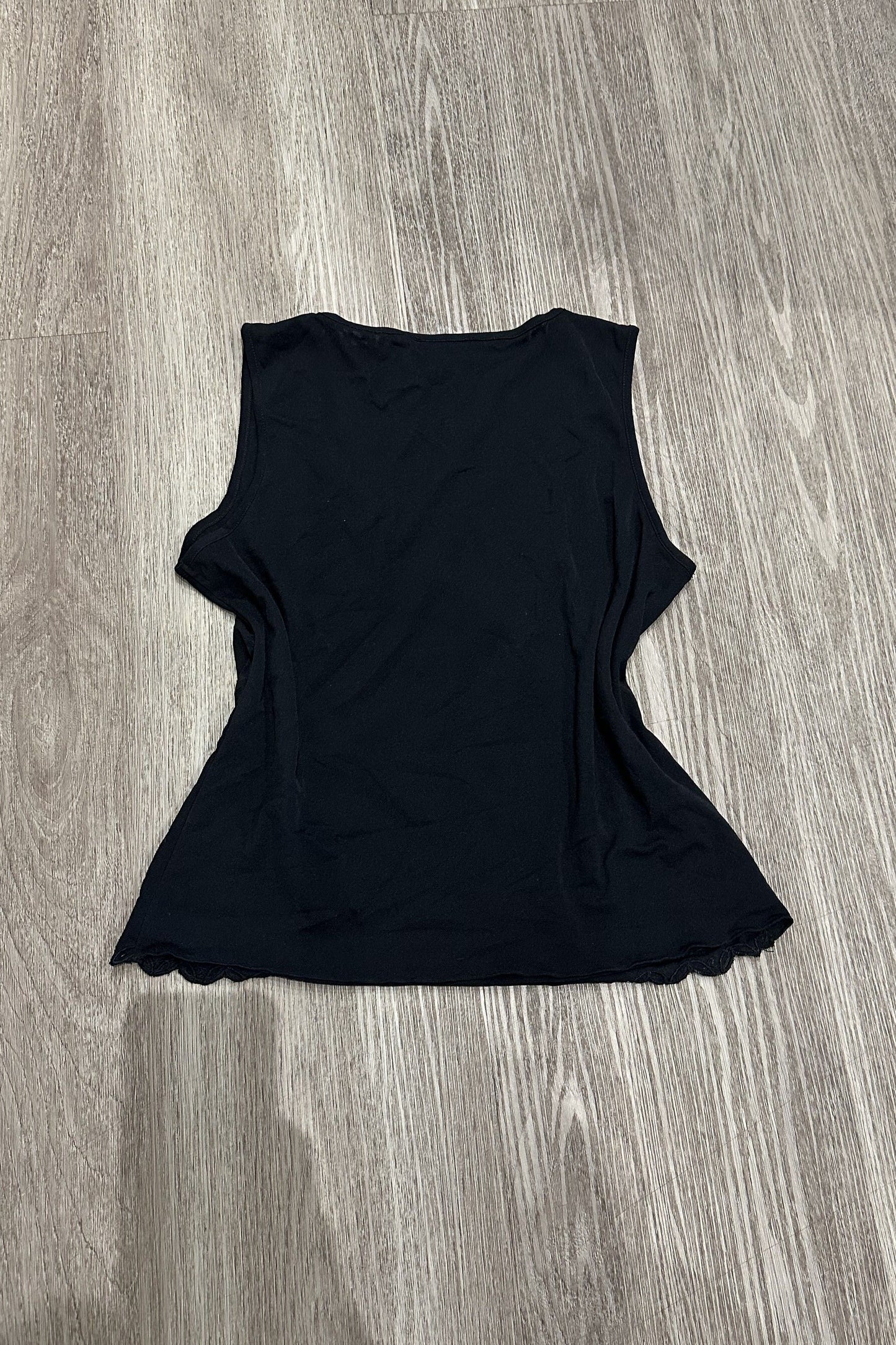 Vintage I.N.C Beaded Cami Top Black