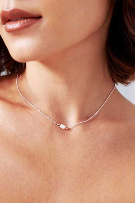 Meadow Pearl Sterling Silver Necklace