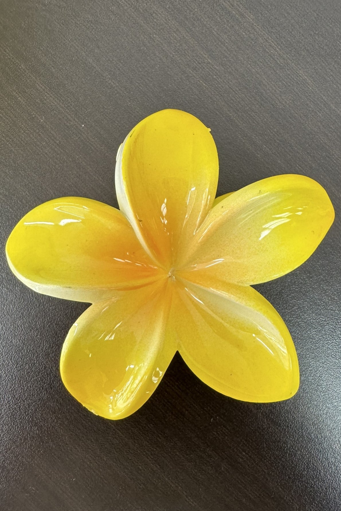 Mia Frangipani Flower Hair Claw