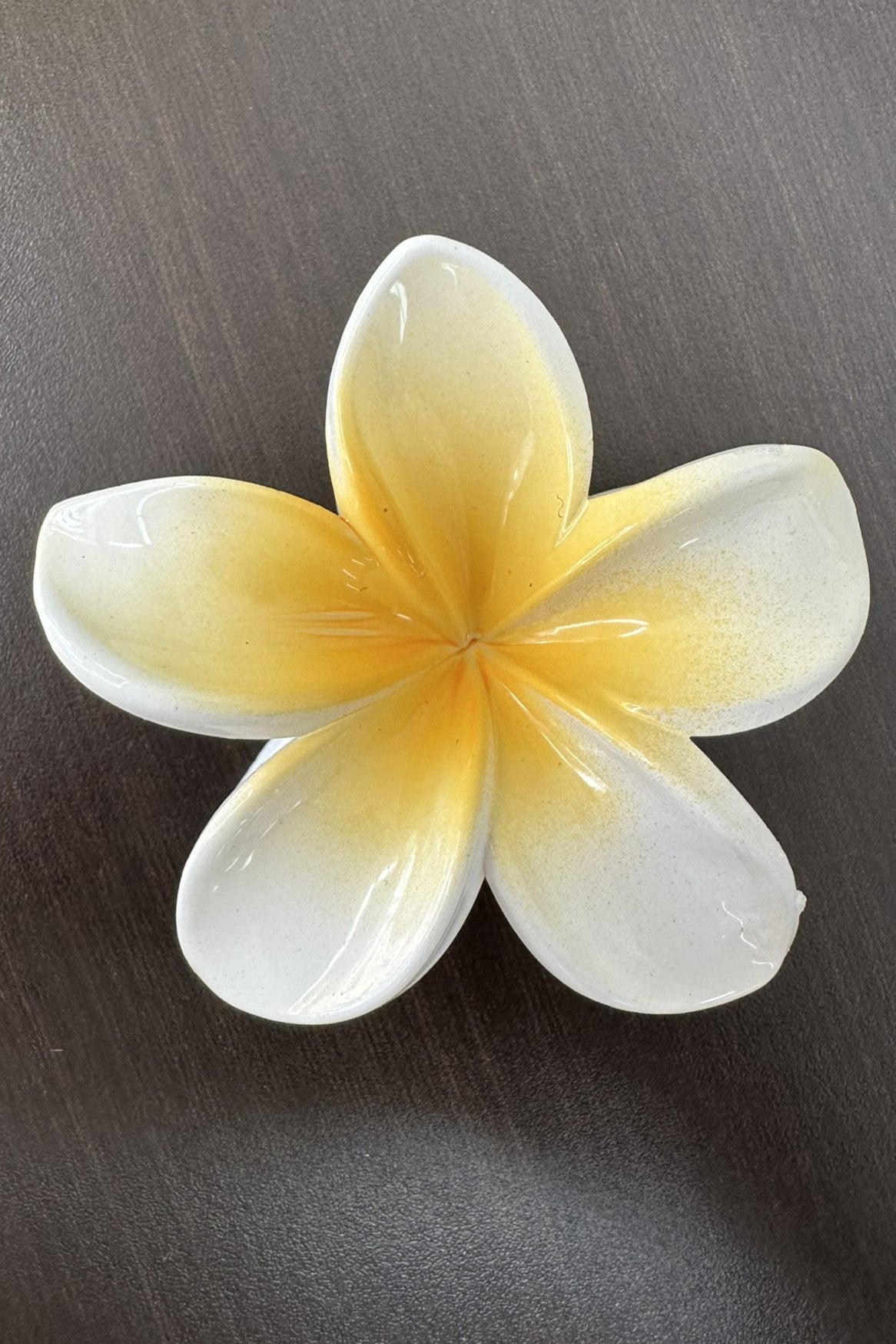 Mia Frangipani Flower Hair Claw