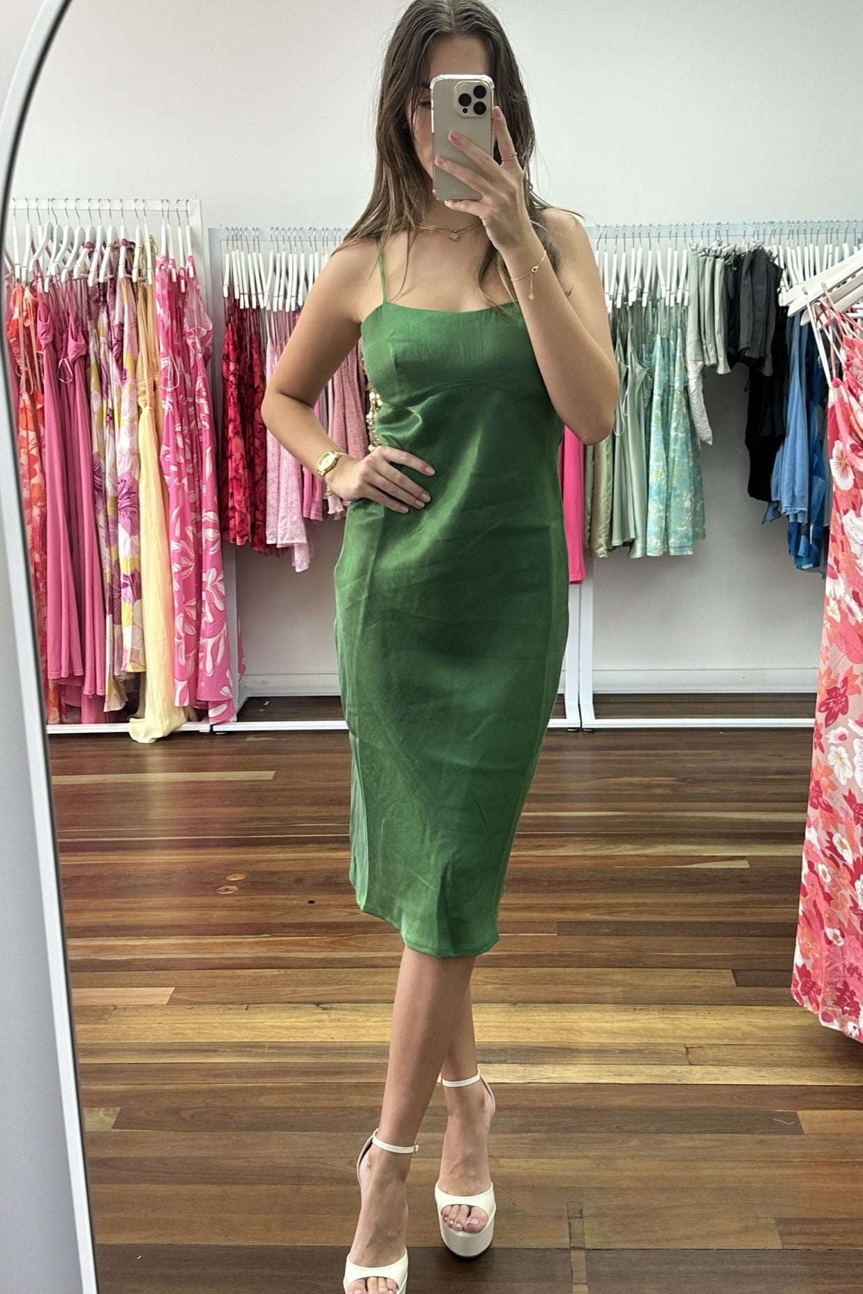 Remy Midi Dress Green