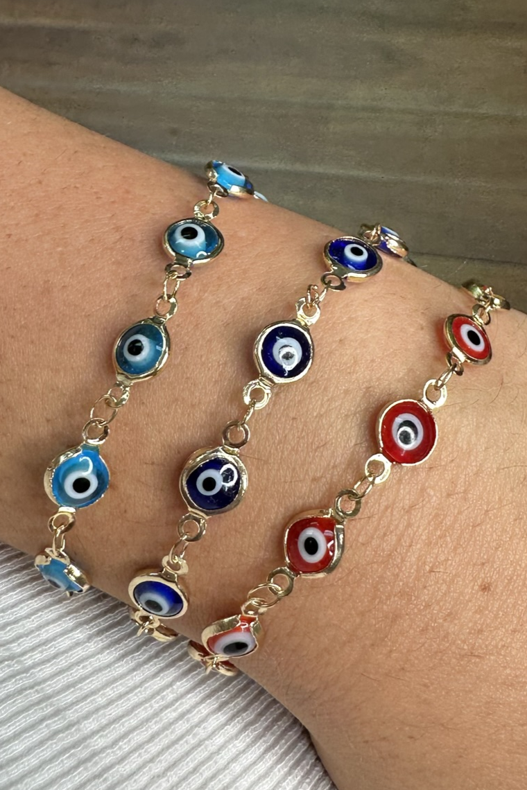 Sarai Evil Eye Charm Bracelet