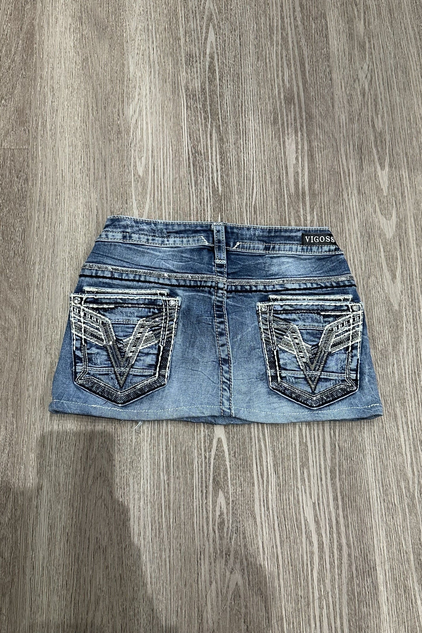 Vintage Vigoss Denim Mini Skirt