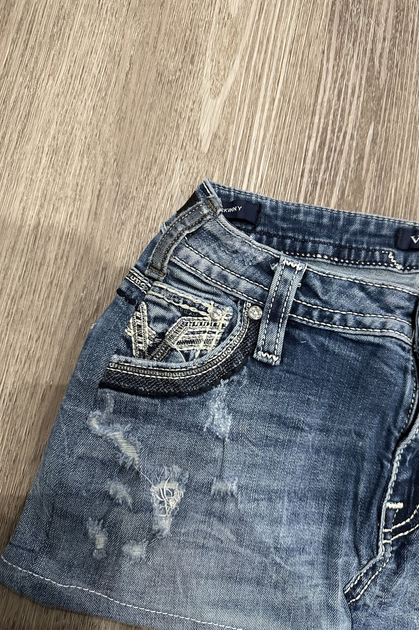 Vintage Vigoss Denim Mini Skirt