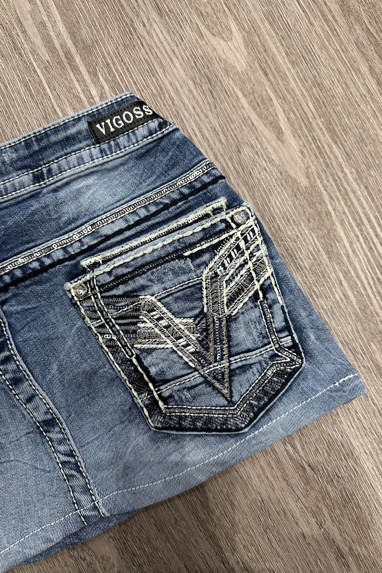 Vintage Vigoss Denim Mini Skirt