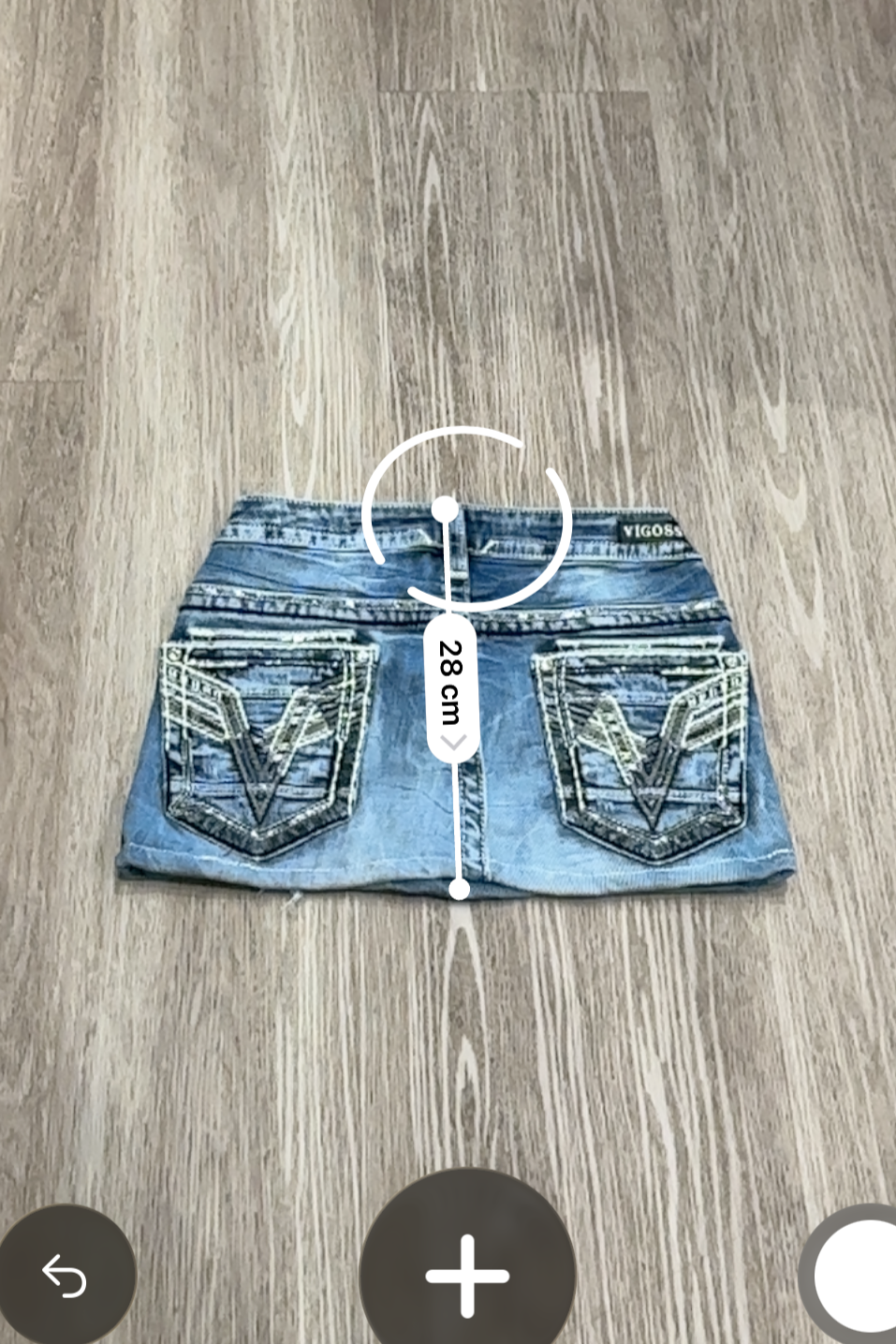 Vintage Vigoss Denim Mini Skirt