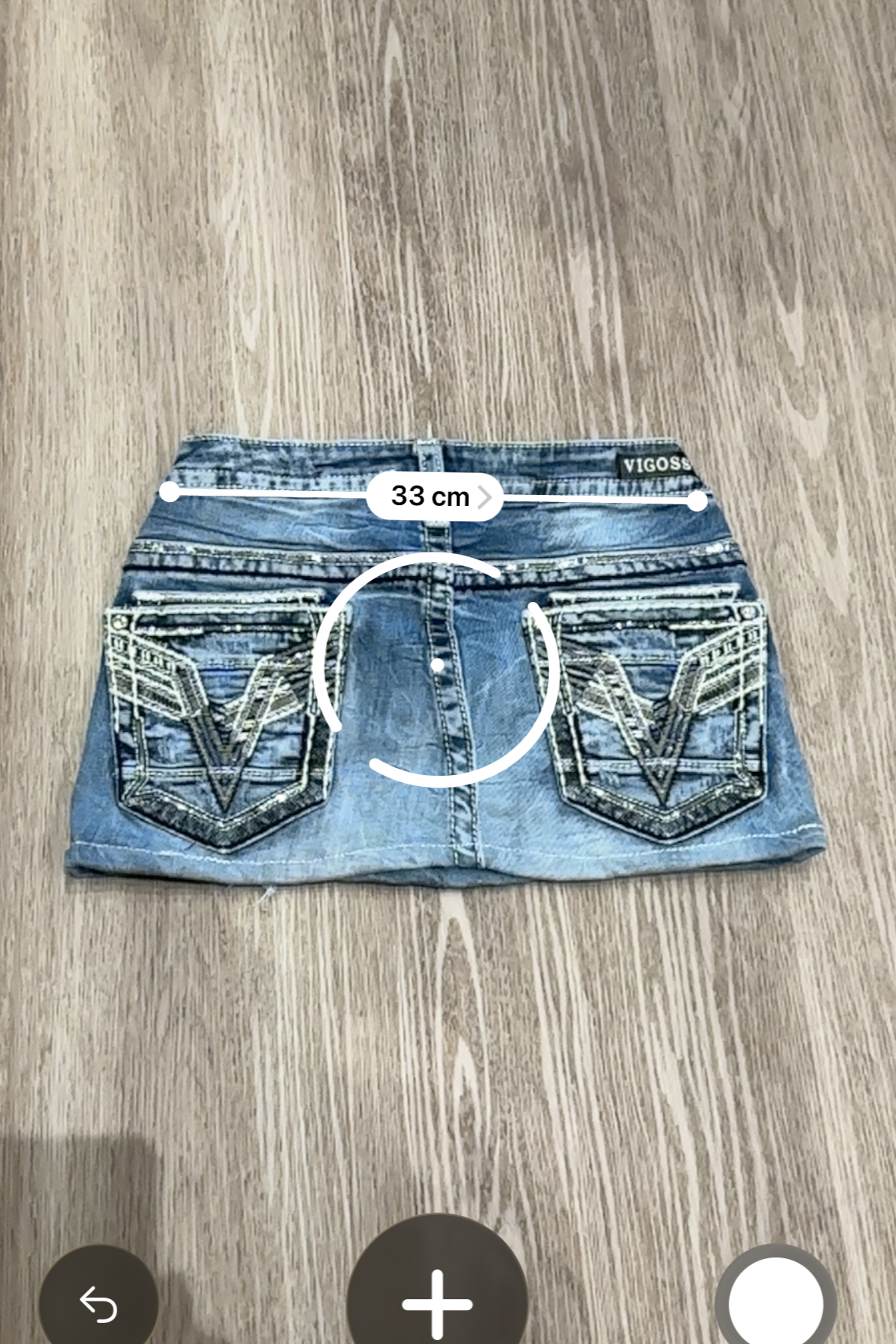 Vintage Vigoss Denim Mini Skirt
