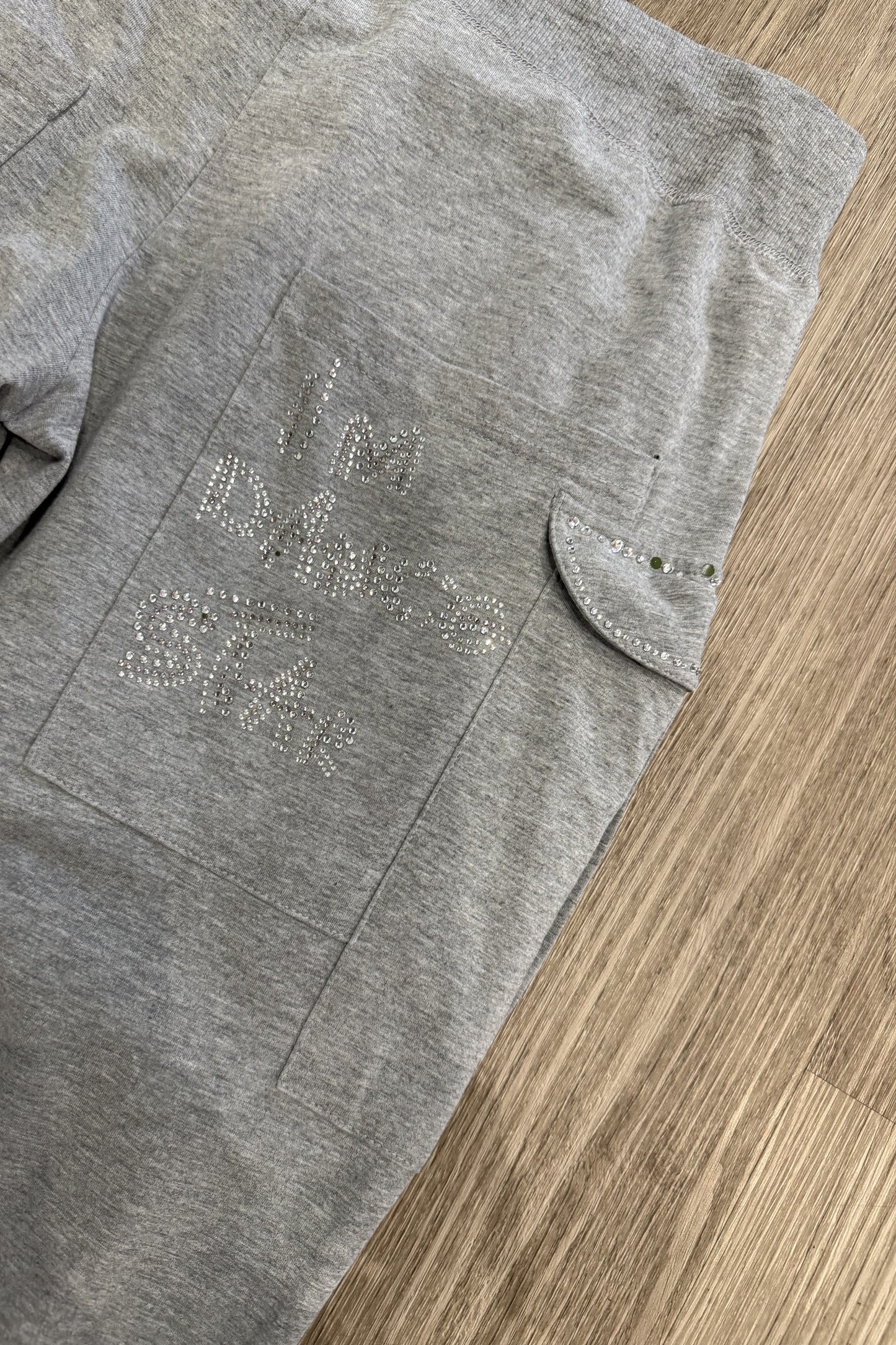 Vintage Free Dance Wide Leg Trackpants Grey