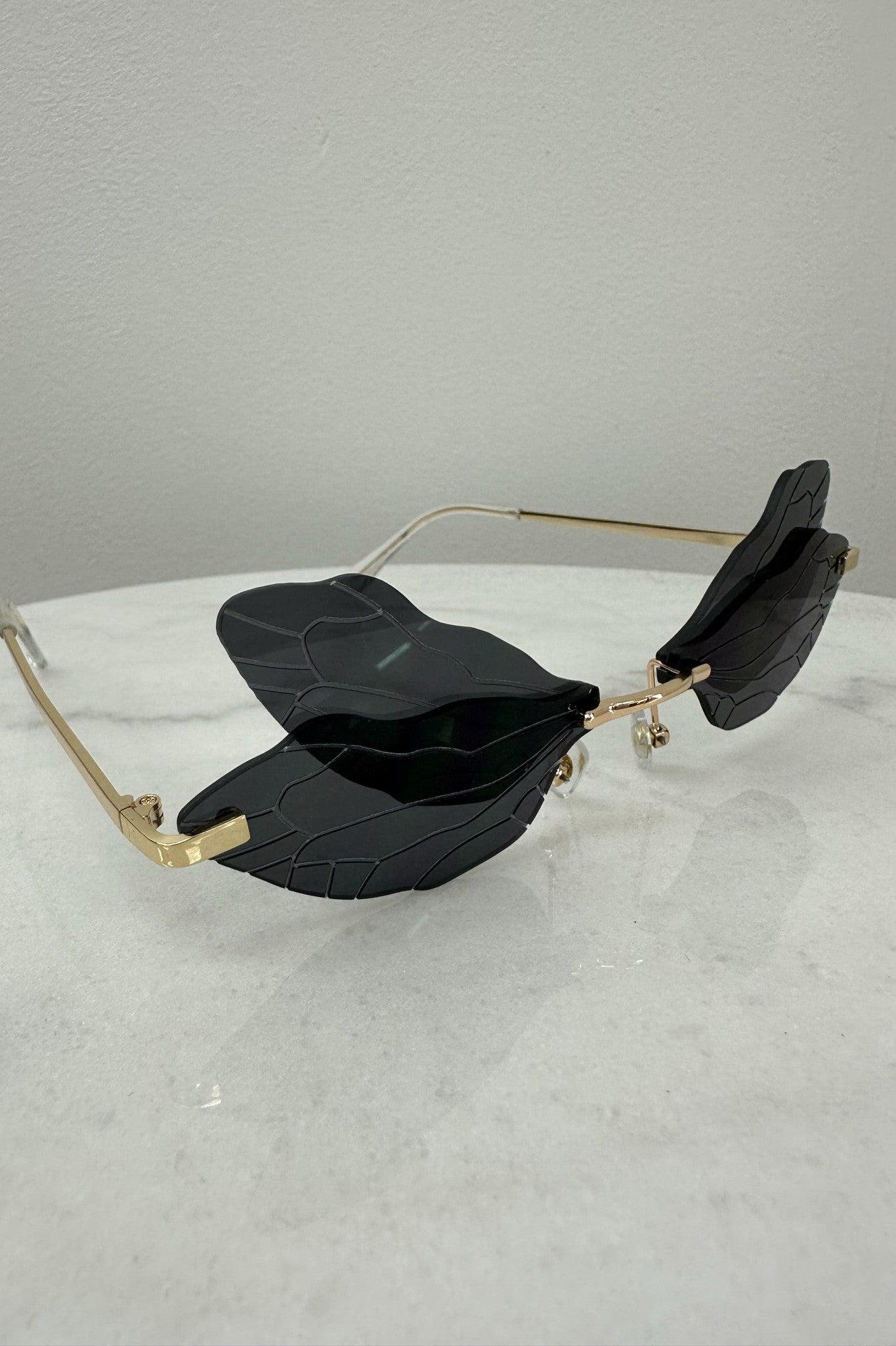 Vegas Butterfly Sunglasses Black