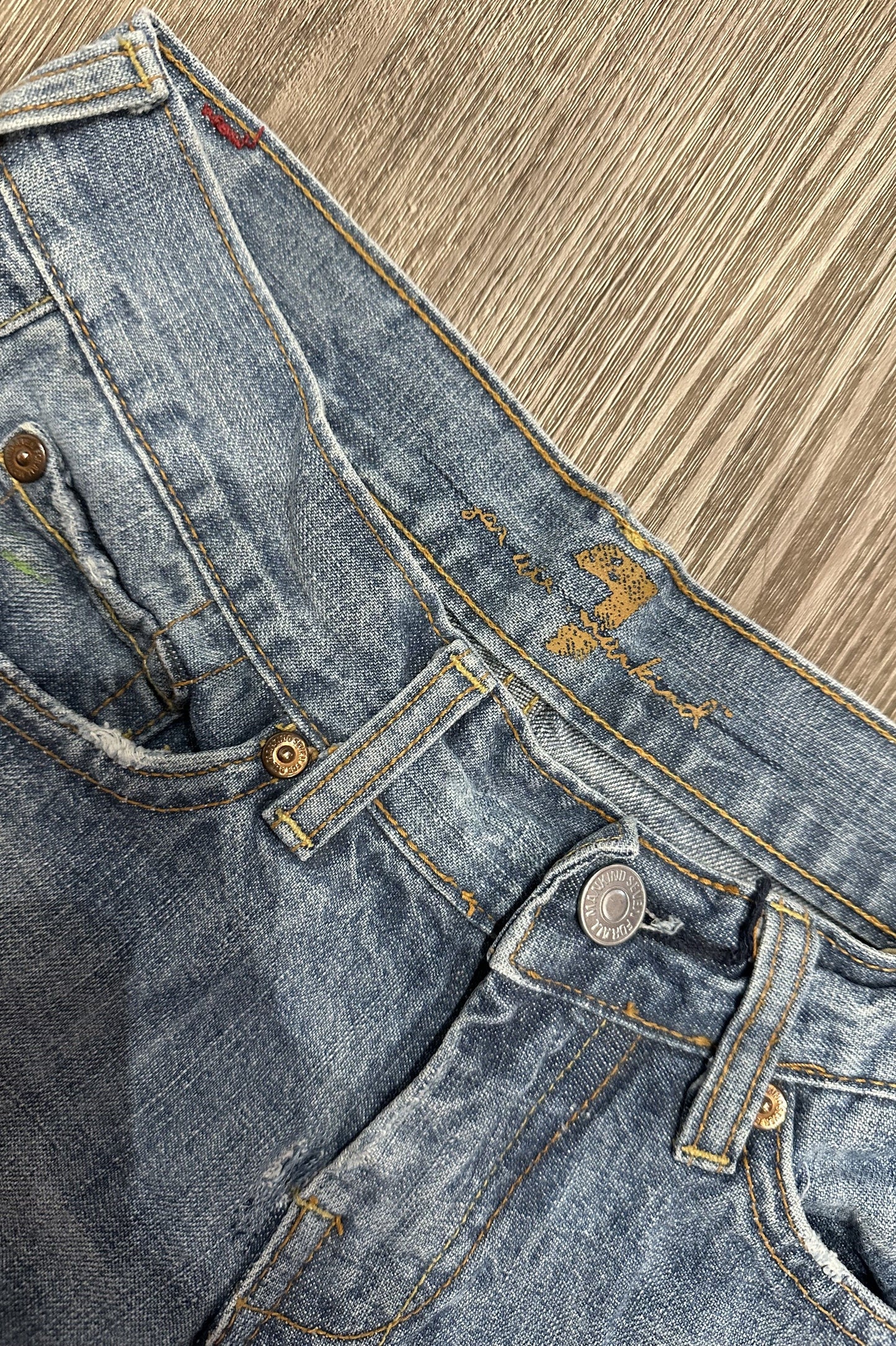 Vintage Low Rise Bootcut 7 For All Mankind Jeans