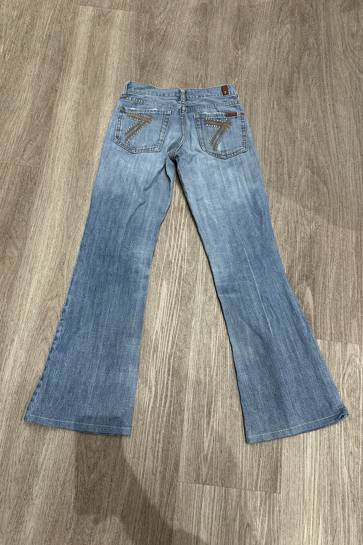 Vintage Low Rise Bootcut 7 For All Mankind Jeans