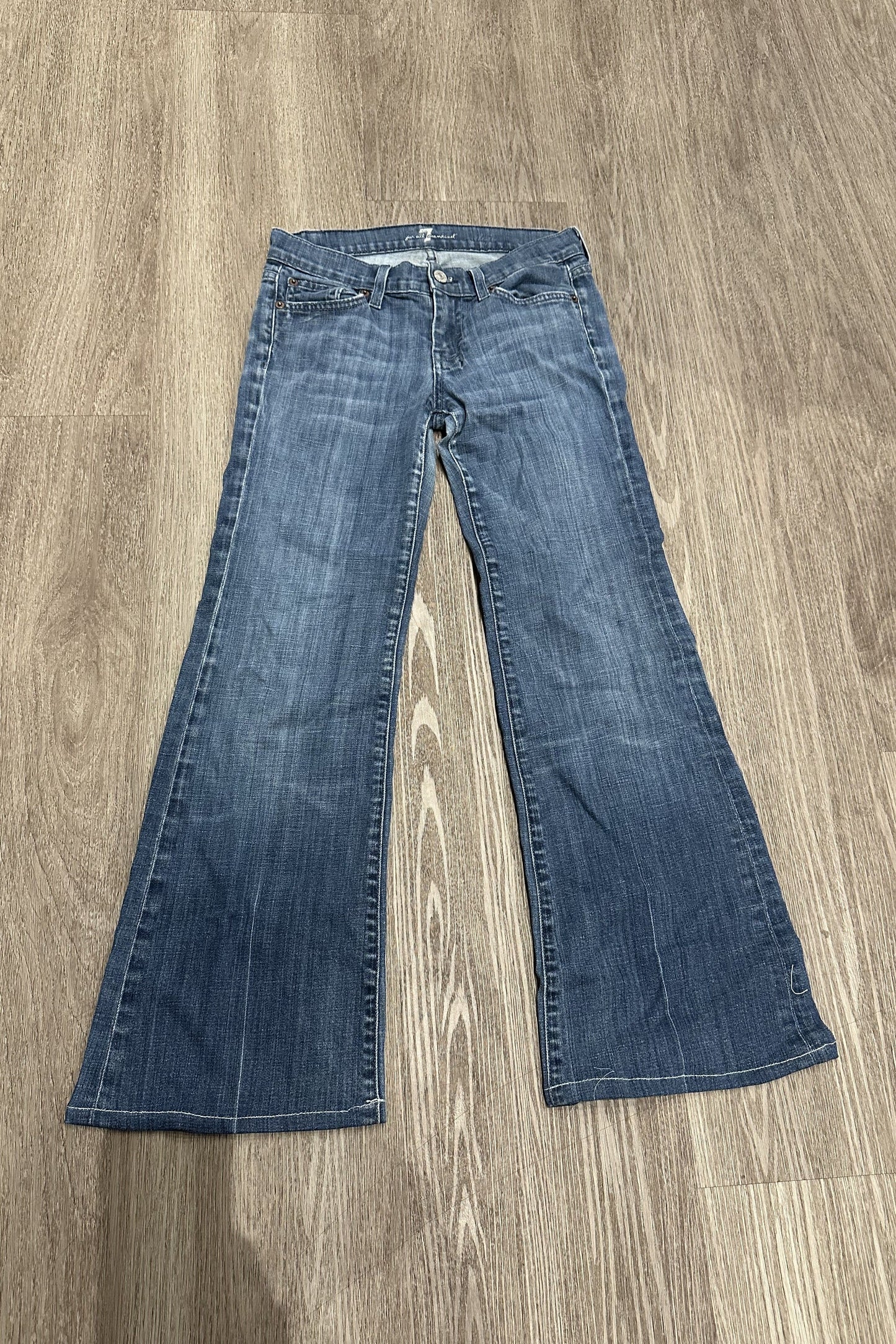 Vintage Low Rise Wide Leg 7 For All Mankind Jeans