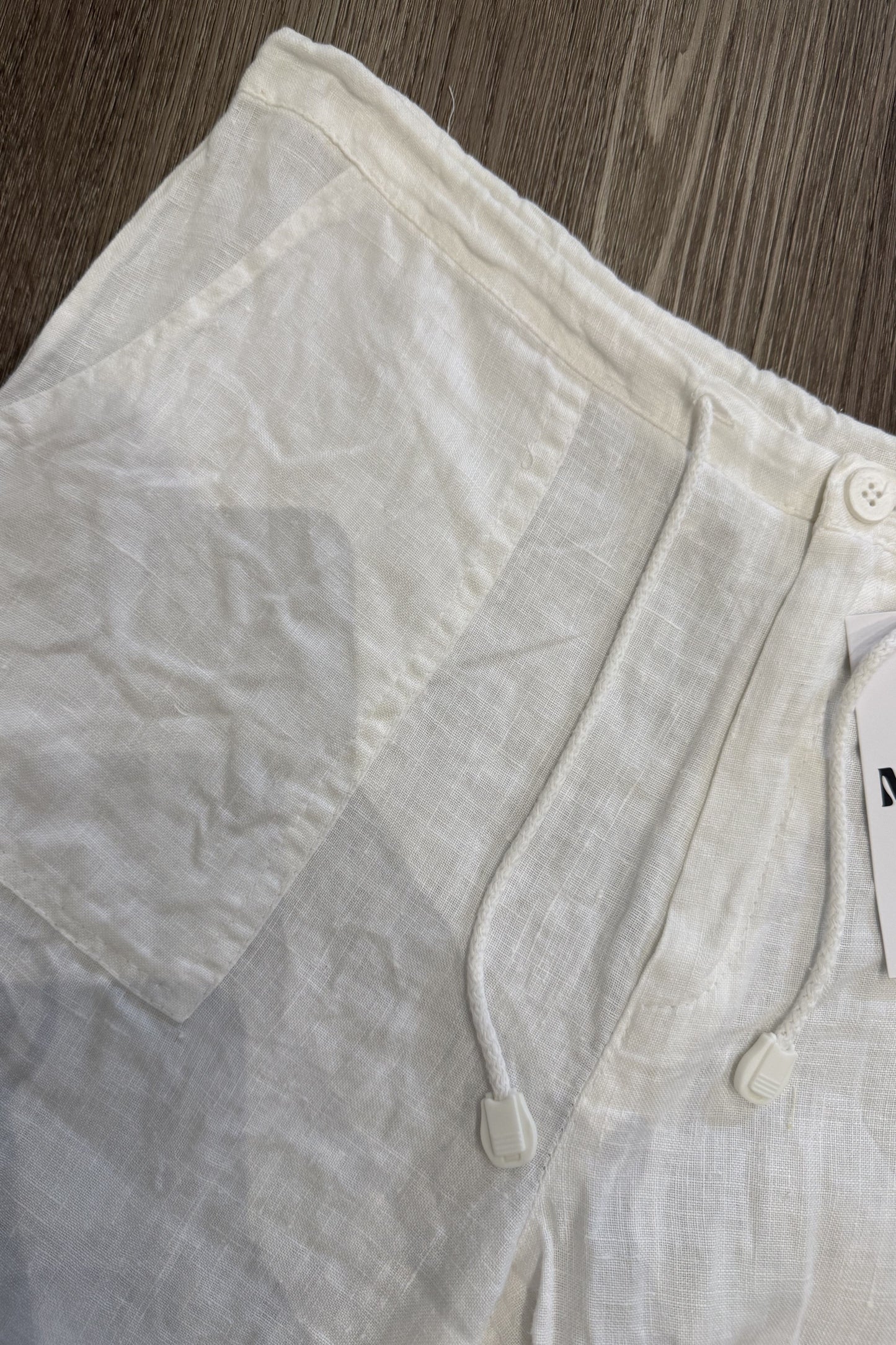 Vintage Linen Pants White