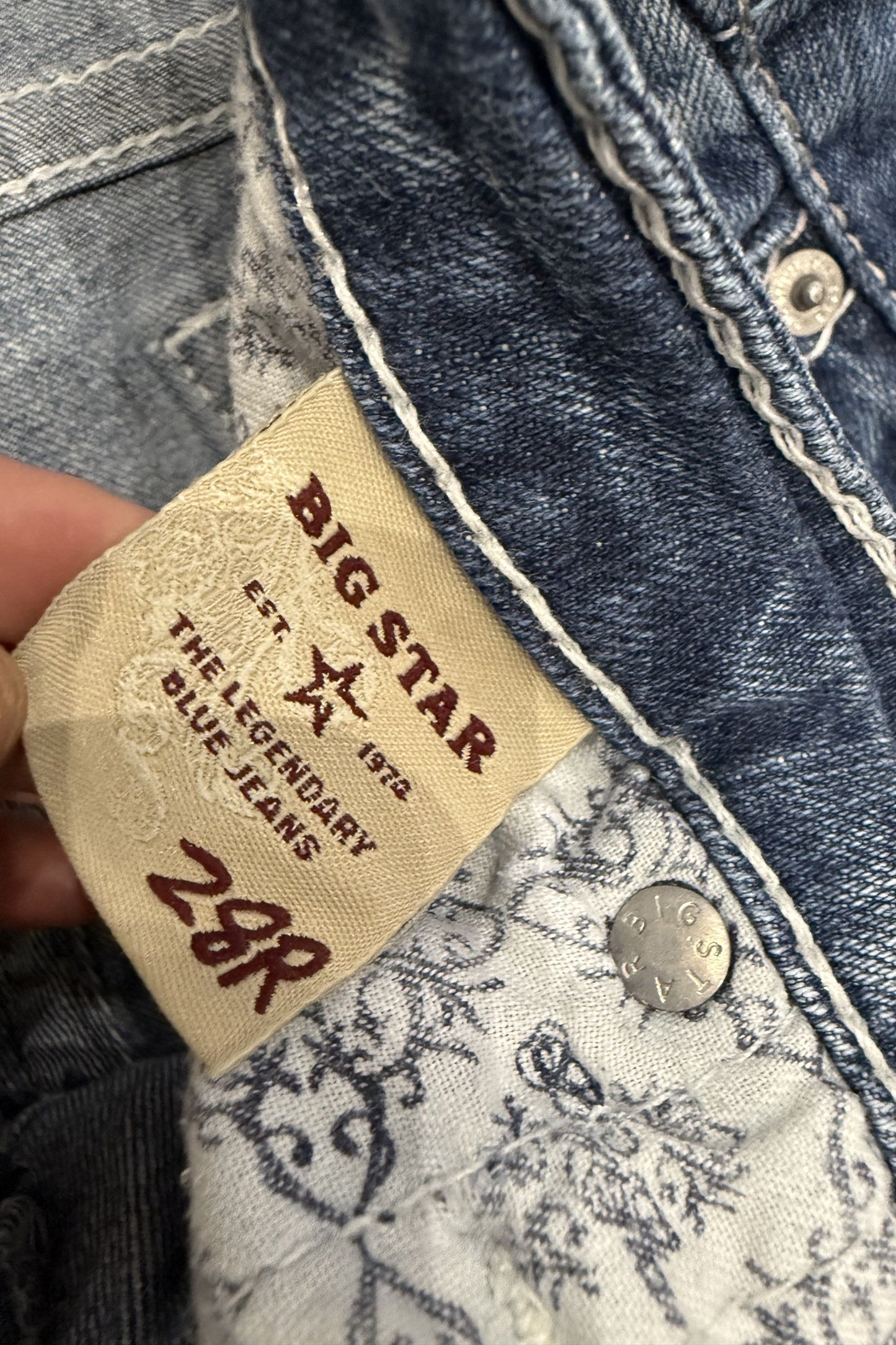 Vintage BIG STAR mini skirt