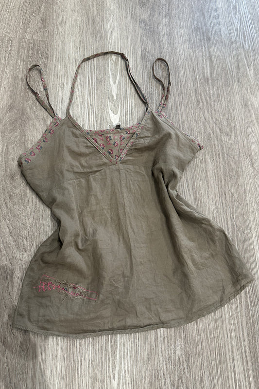 Vintage top brown IKKS brand