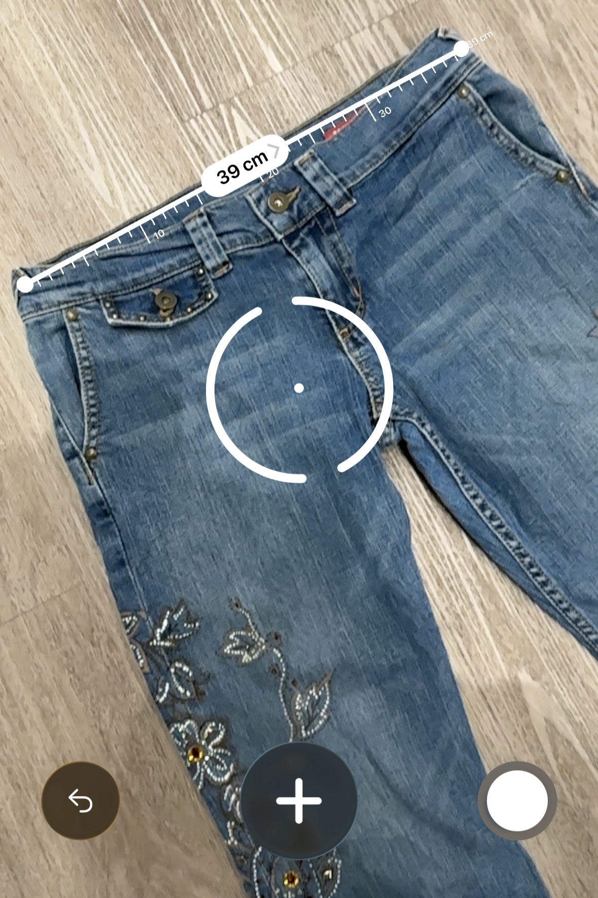 Vintage Embroidered Low Rise Bootcut X2 Floral Gem Jeans