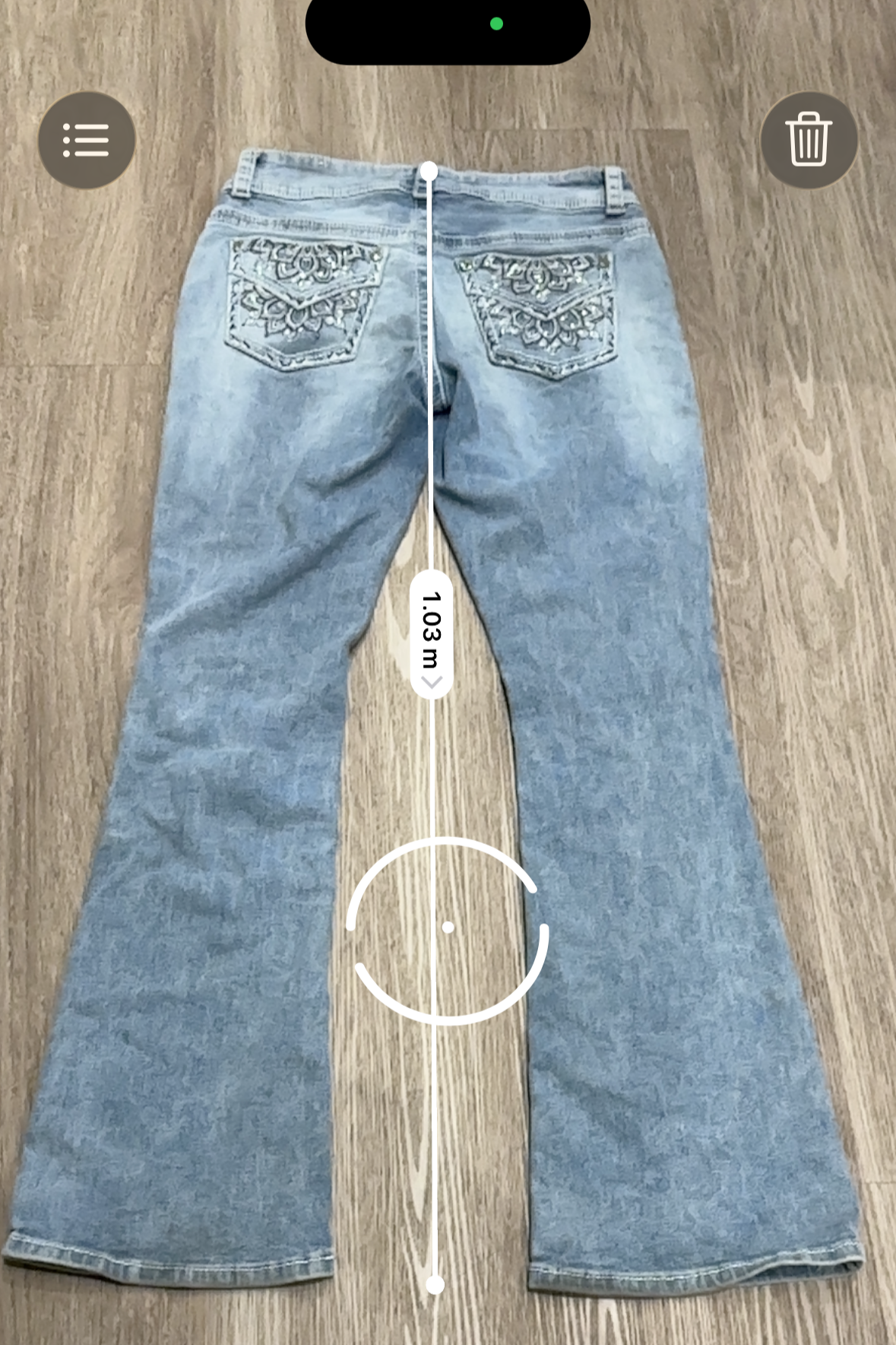 Vintage Embroidered Low Rise Bootcut Gemma Rae Floral Gem Jeans
