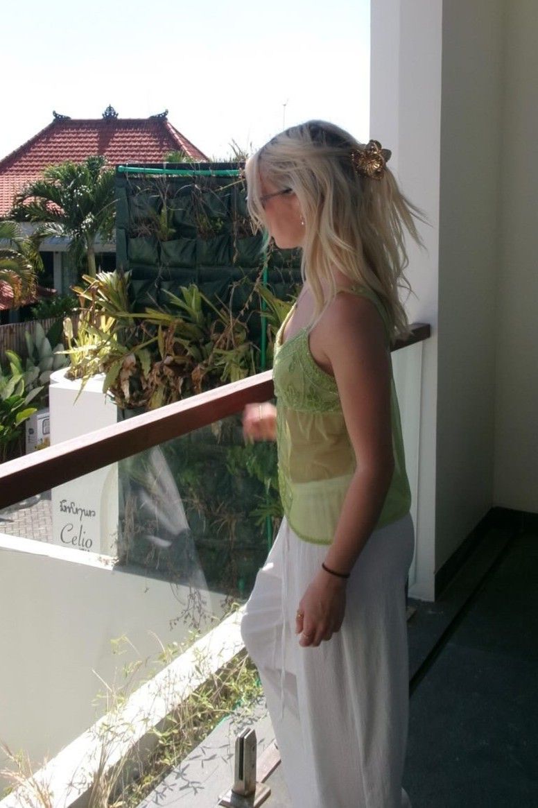 Harmony Beaded Top Green