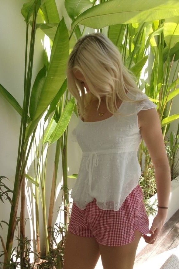 Lucinda Frill Top White
