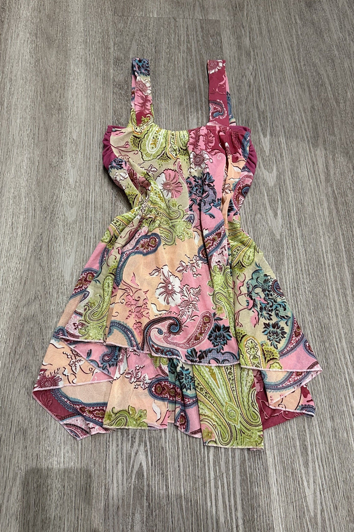 Vintage Paisley Top Pink