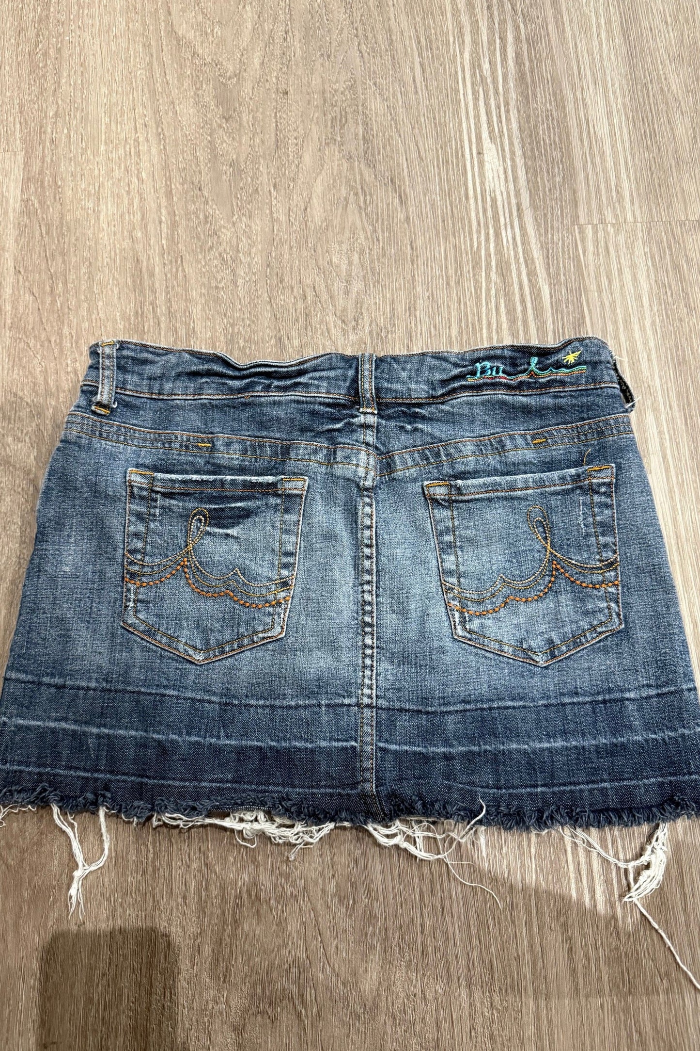 Vintage denim mini skirt Bu #10