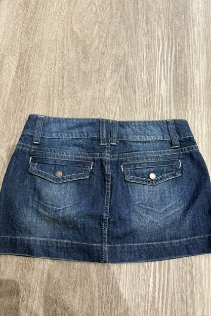 Vintage denim mini skirt Bluenotes #2