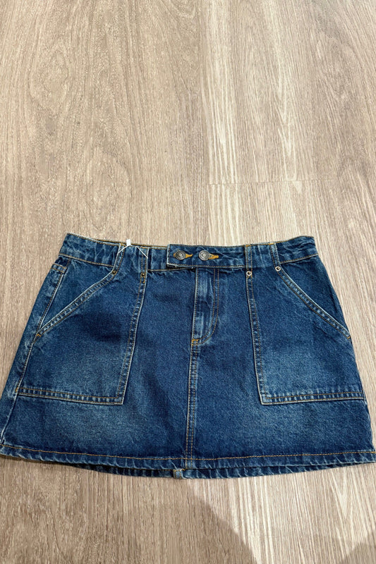 Vintage denim mini skirt #7