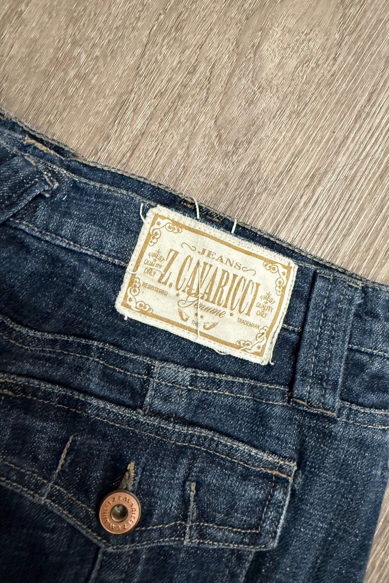 Vintage denim mini skirt Z.CAVARICCI #8