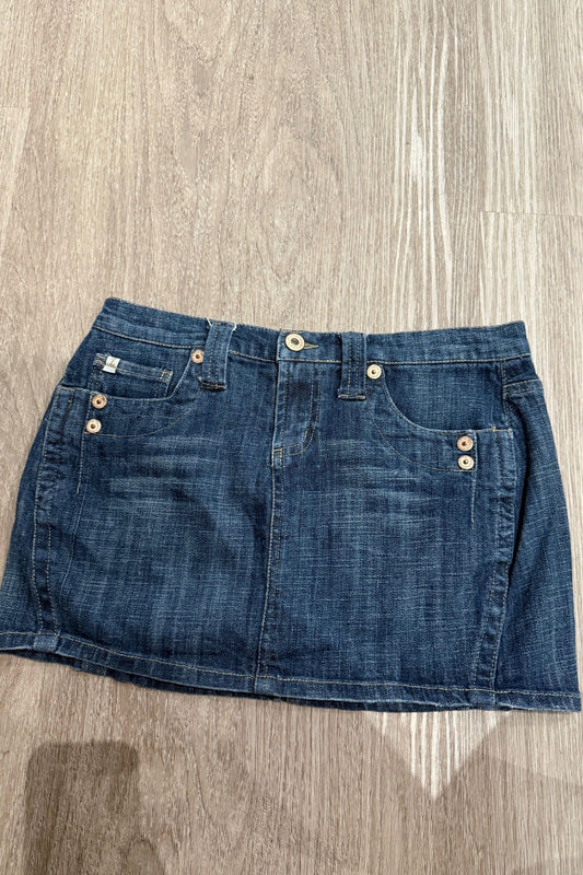 Vintage denim mini skirt Z.CAVARICCI #8