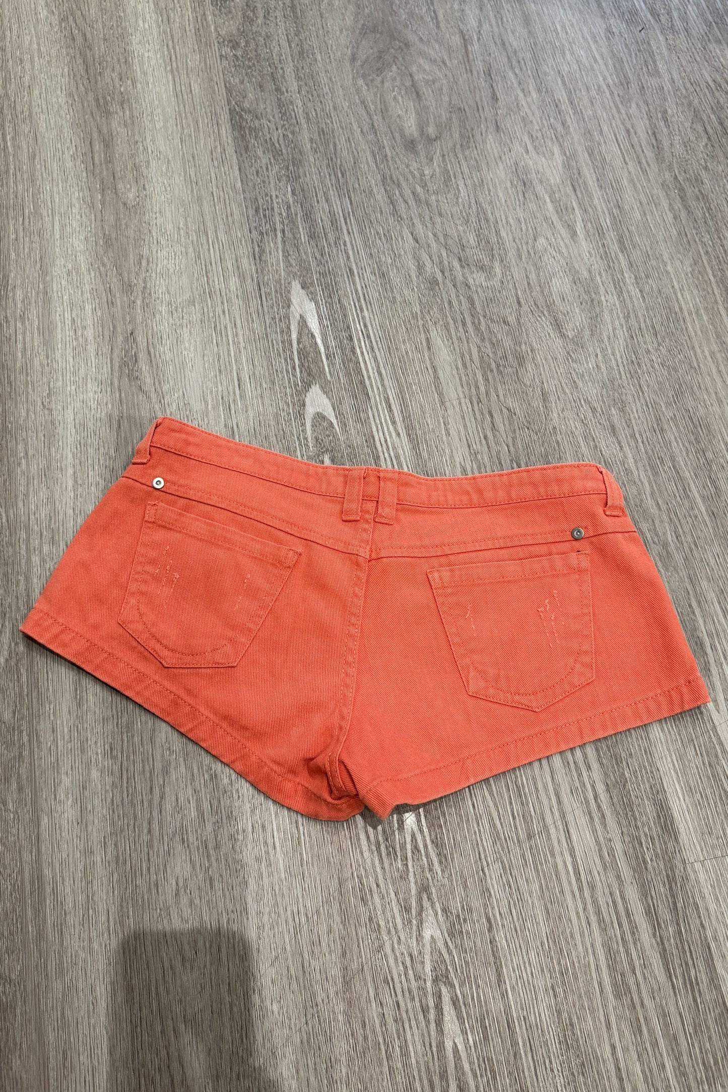 Vintage mini shorts orange #3