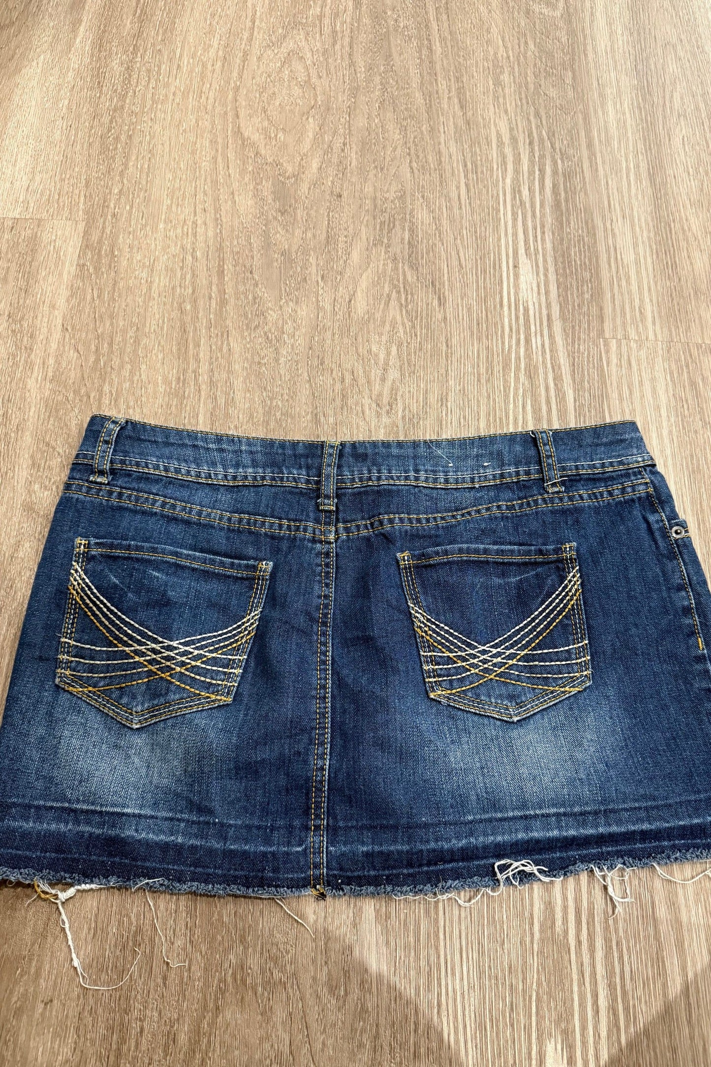 Vintage denim mini skirt So #5